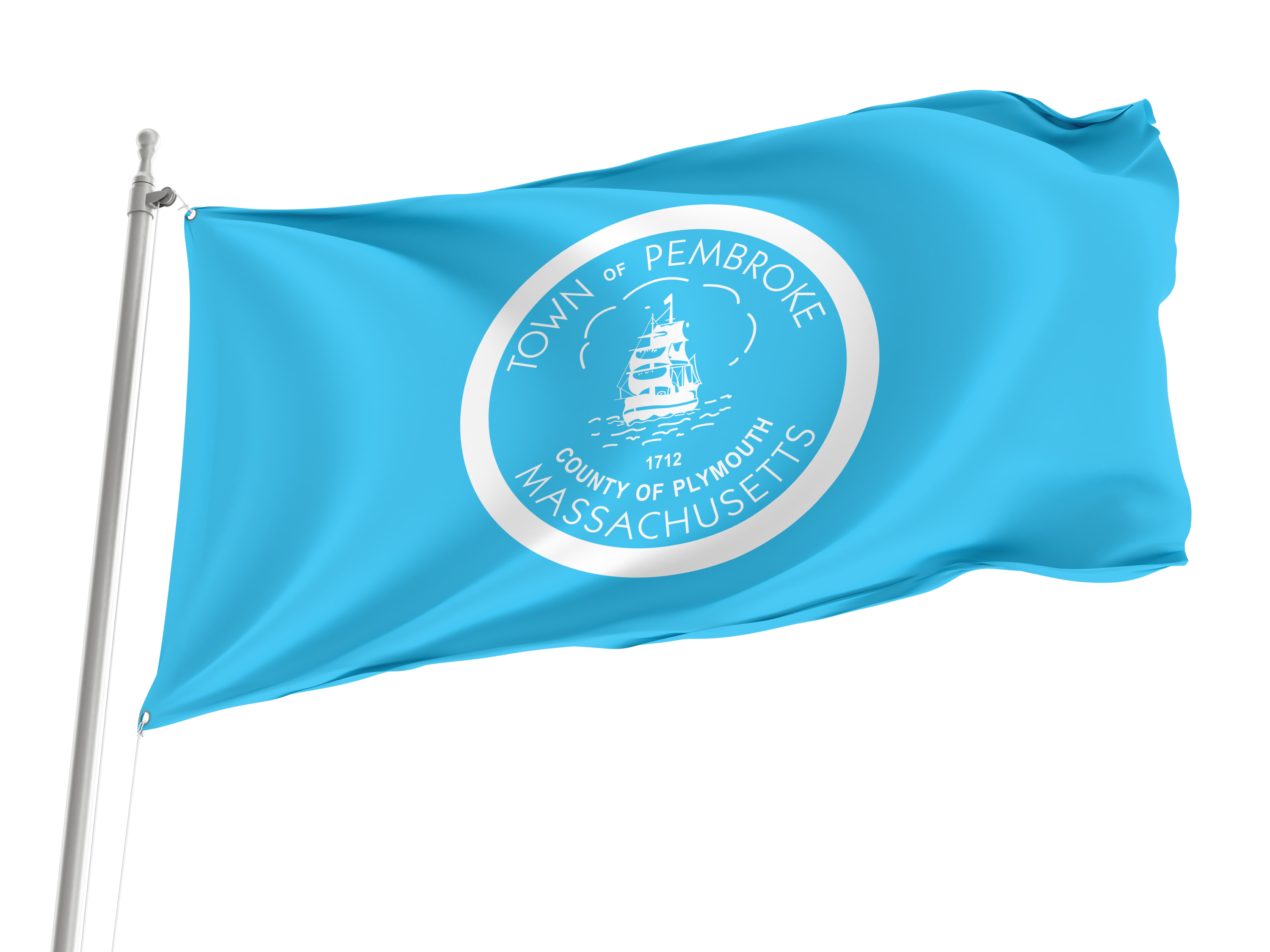 Pembroke Town Flag for Indoor & Outdoor Use