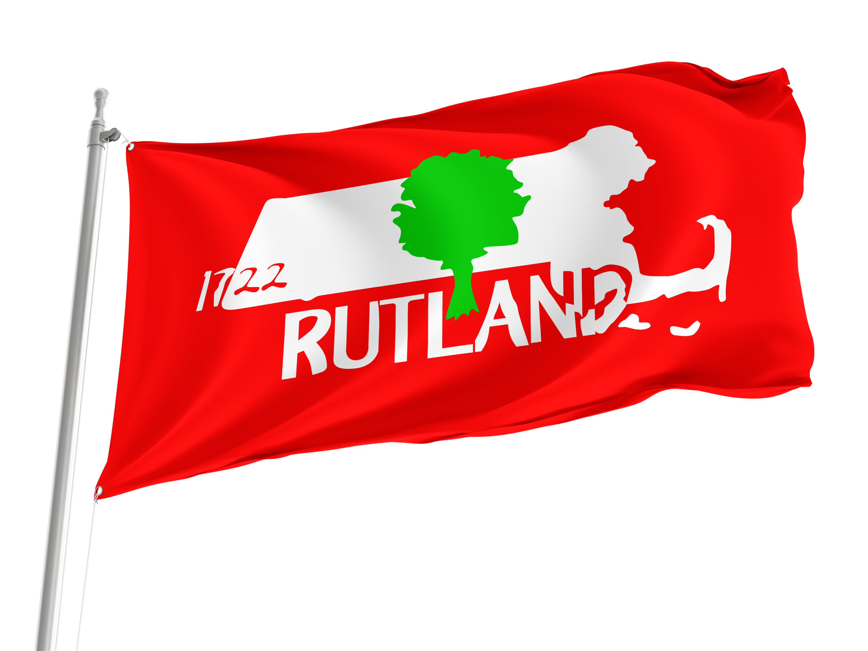 Rutland, Massachusetts Flag for Indoor & Outdoor Use