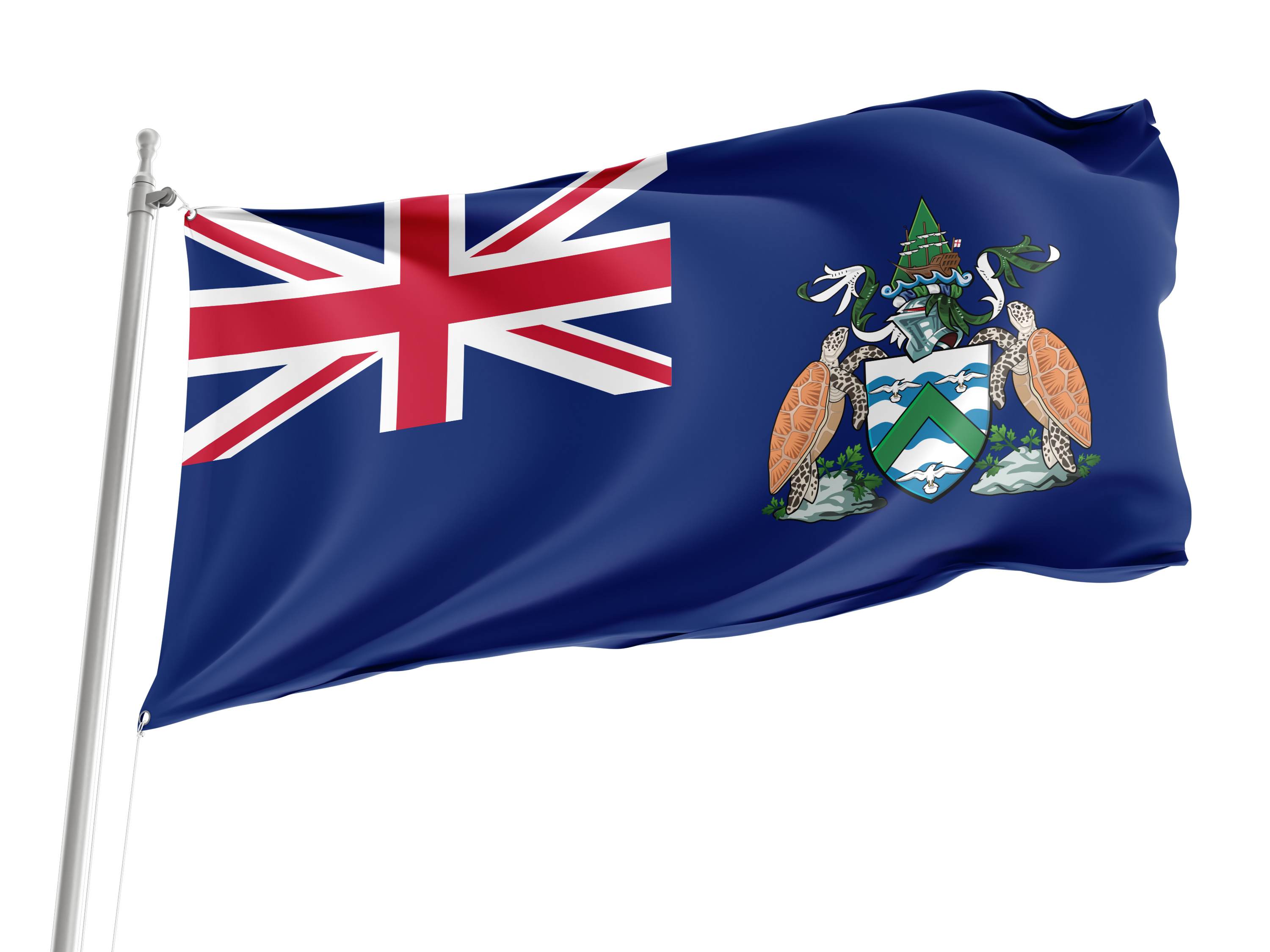 Ascension Island Flag for Indoor & Outdoor Use