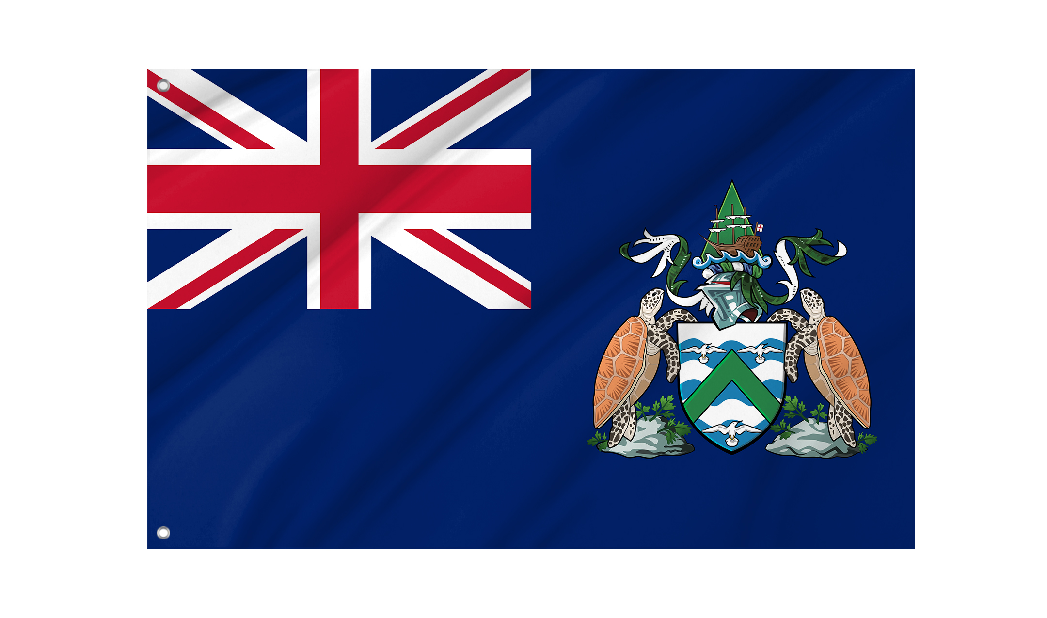 Ascension Island Flag for Indoor & Outdoor Use