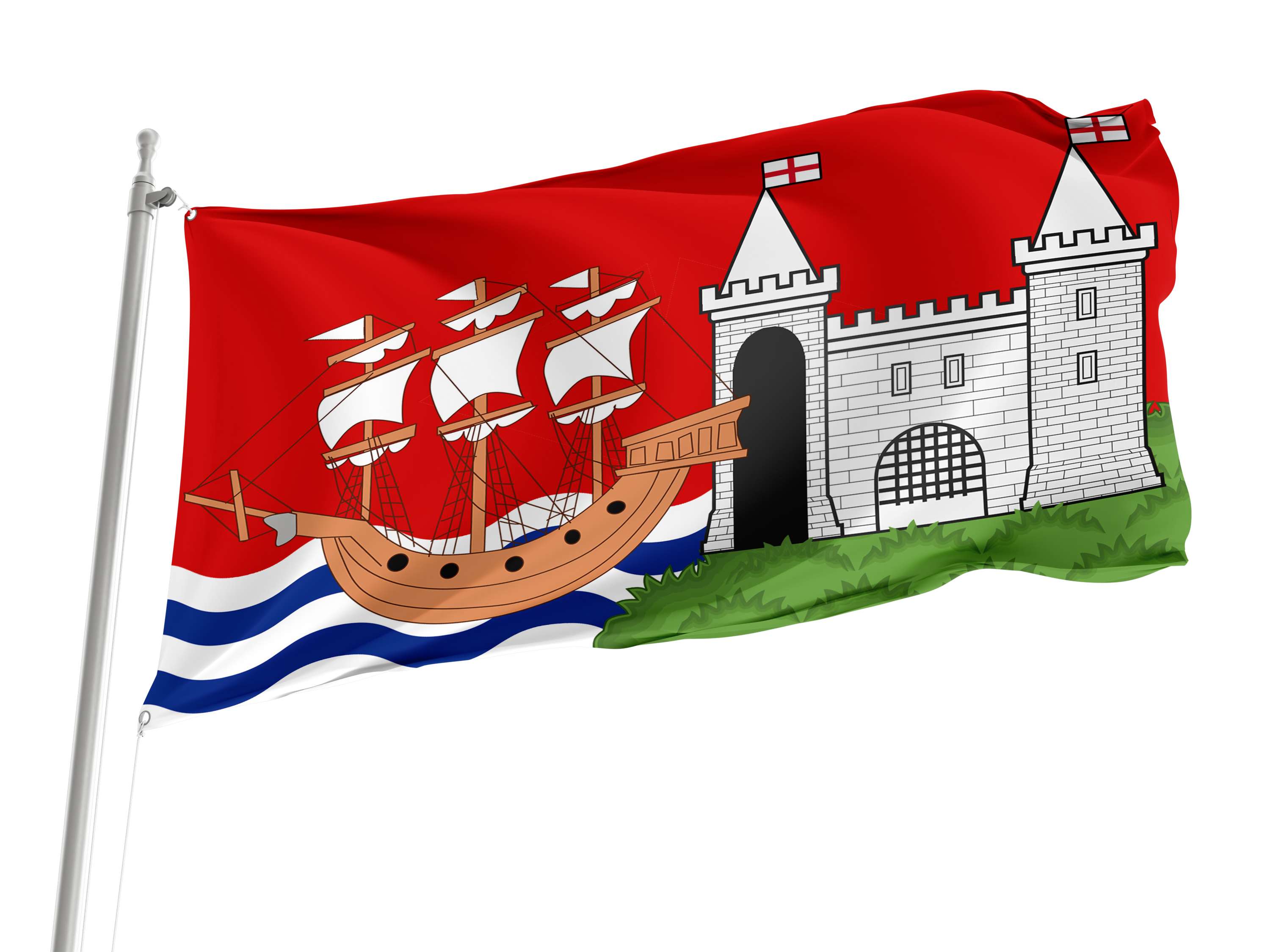 Bristol Flag for Indoor & Outdoor Use
