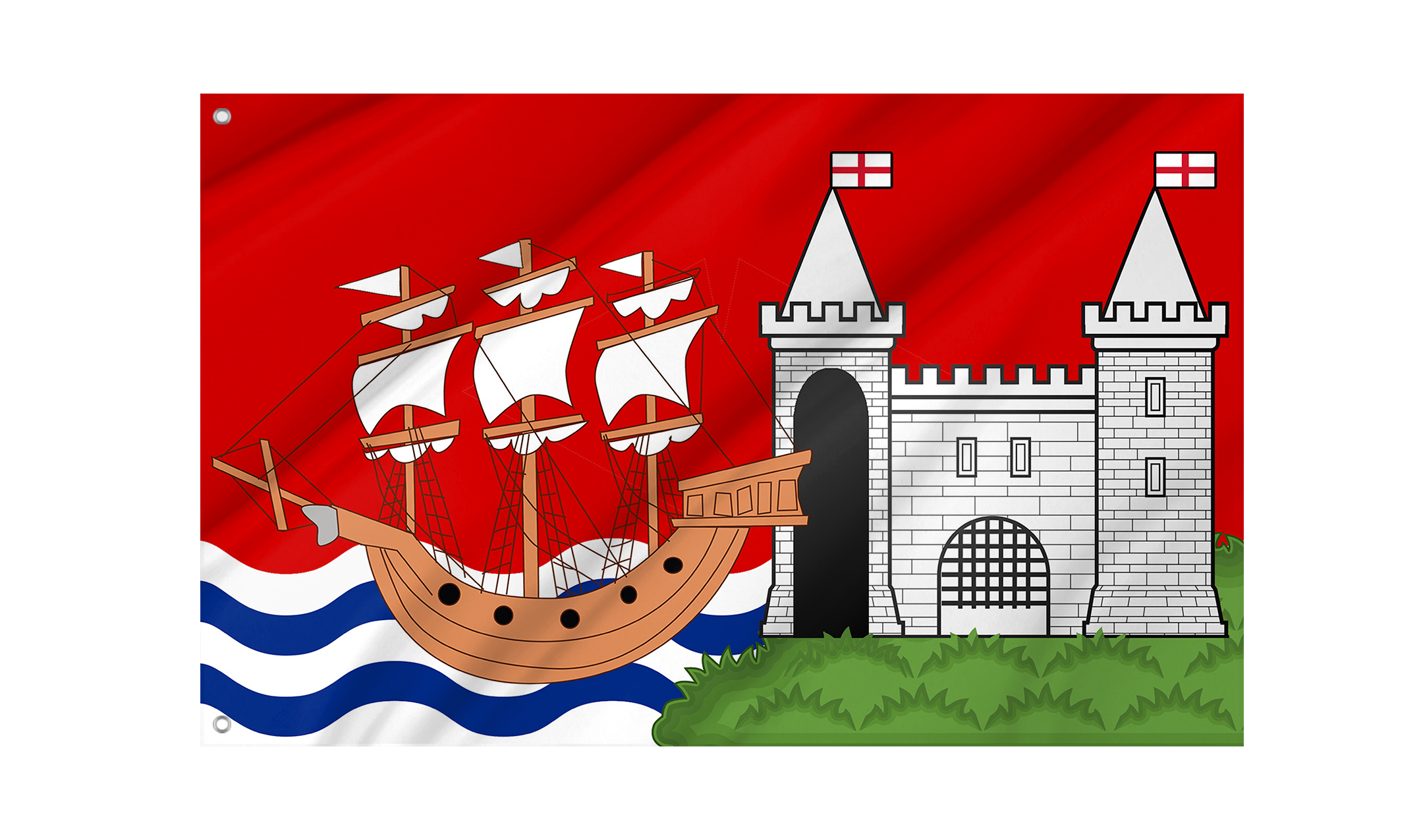 Bristol Flag for Indoor & Outdoor Use