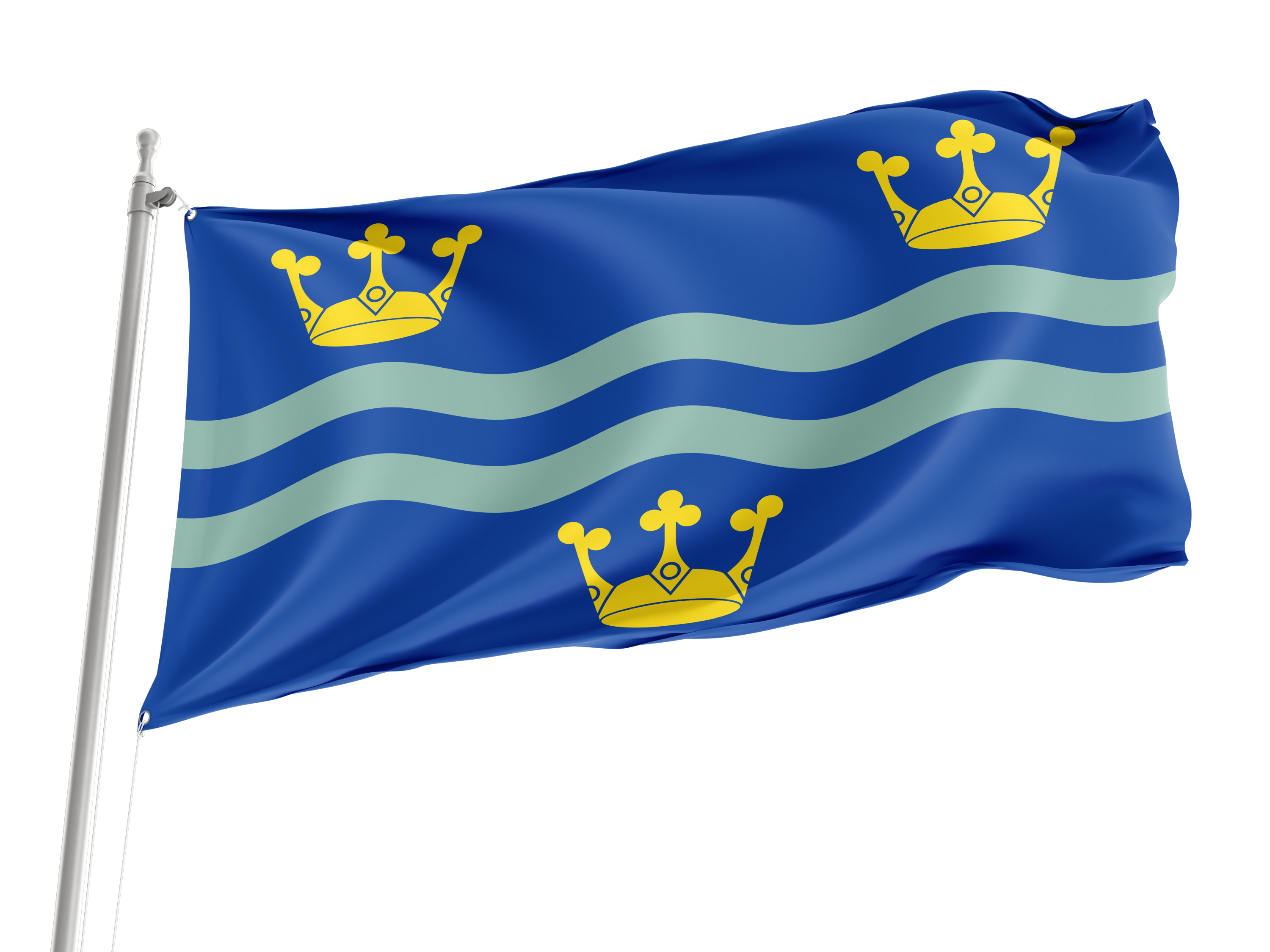 Cambridgeshire Blue Flag for Indoor & Outdoor Use
