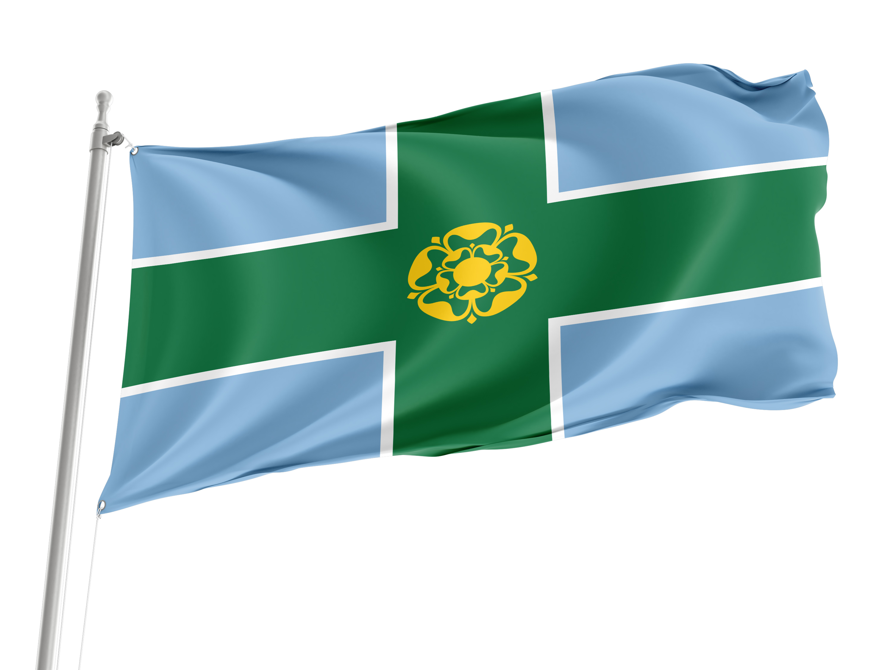 Derbyshire Flag for Indoor & Outdoor Use