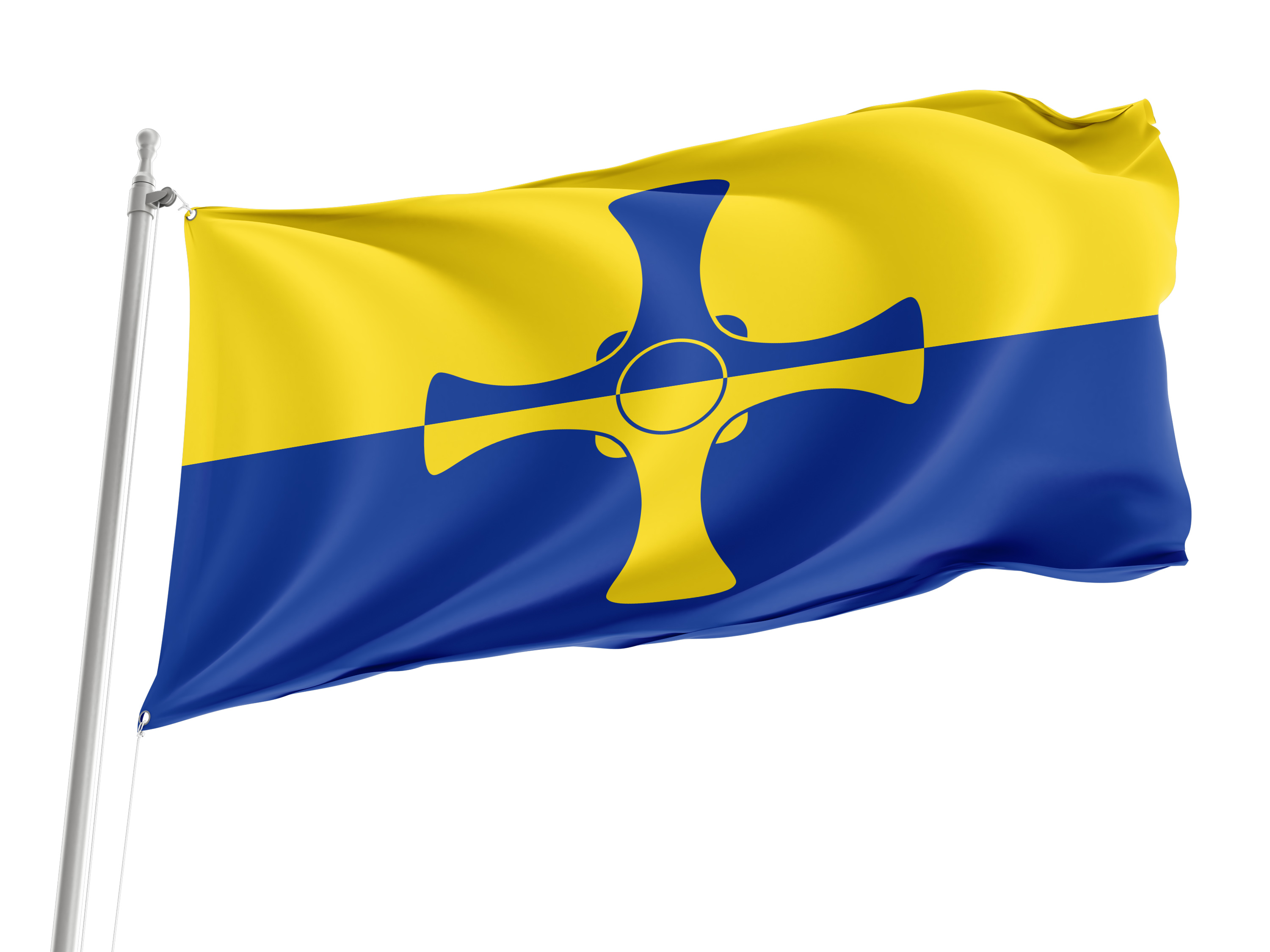 Durham Flag for Indoor & Outdoor Use
