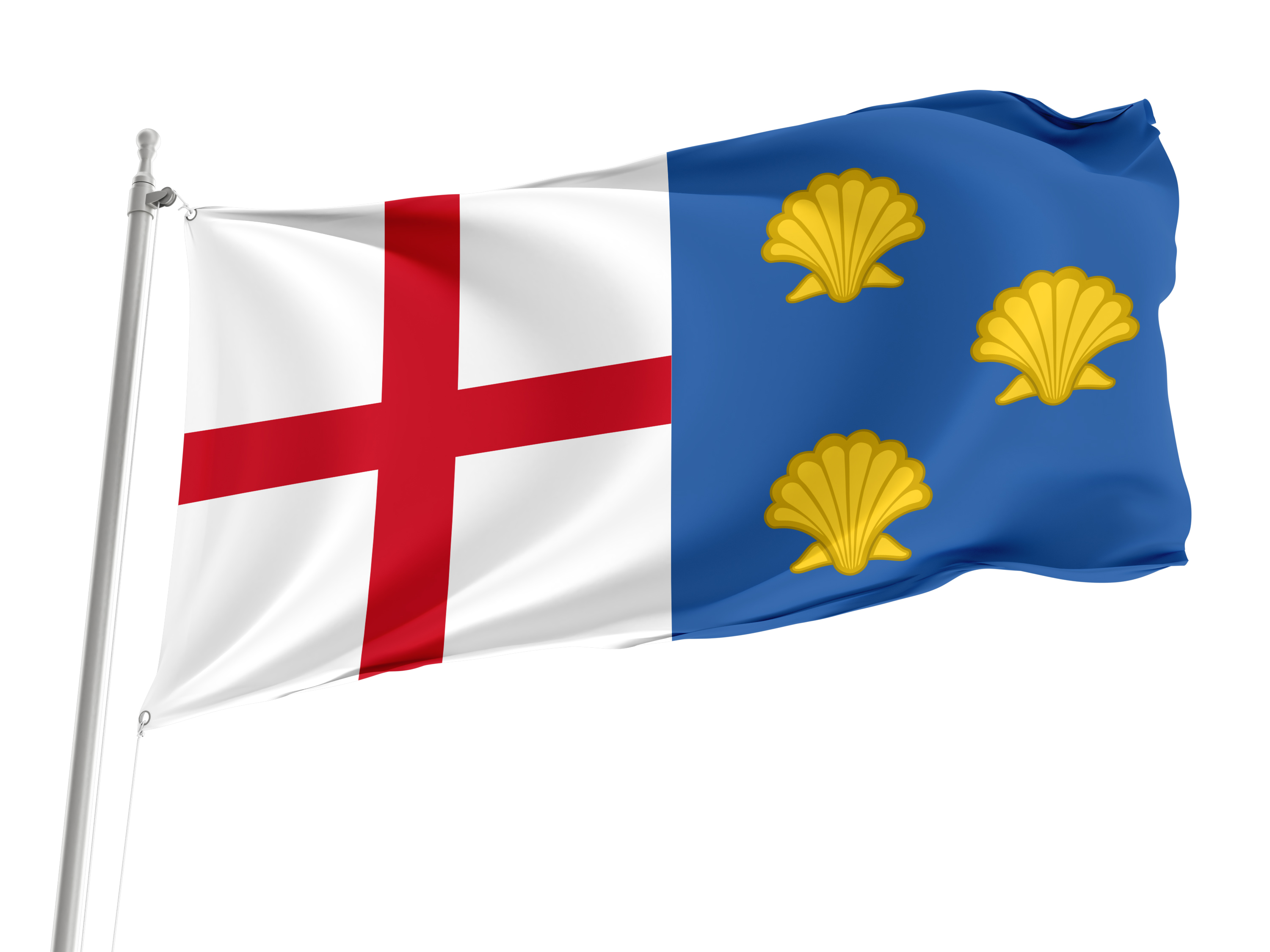 Church of St James the Great Flag for Indoor & Outdoor Use