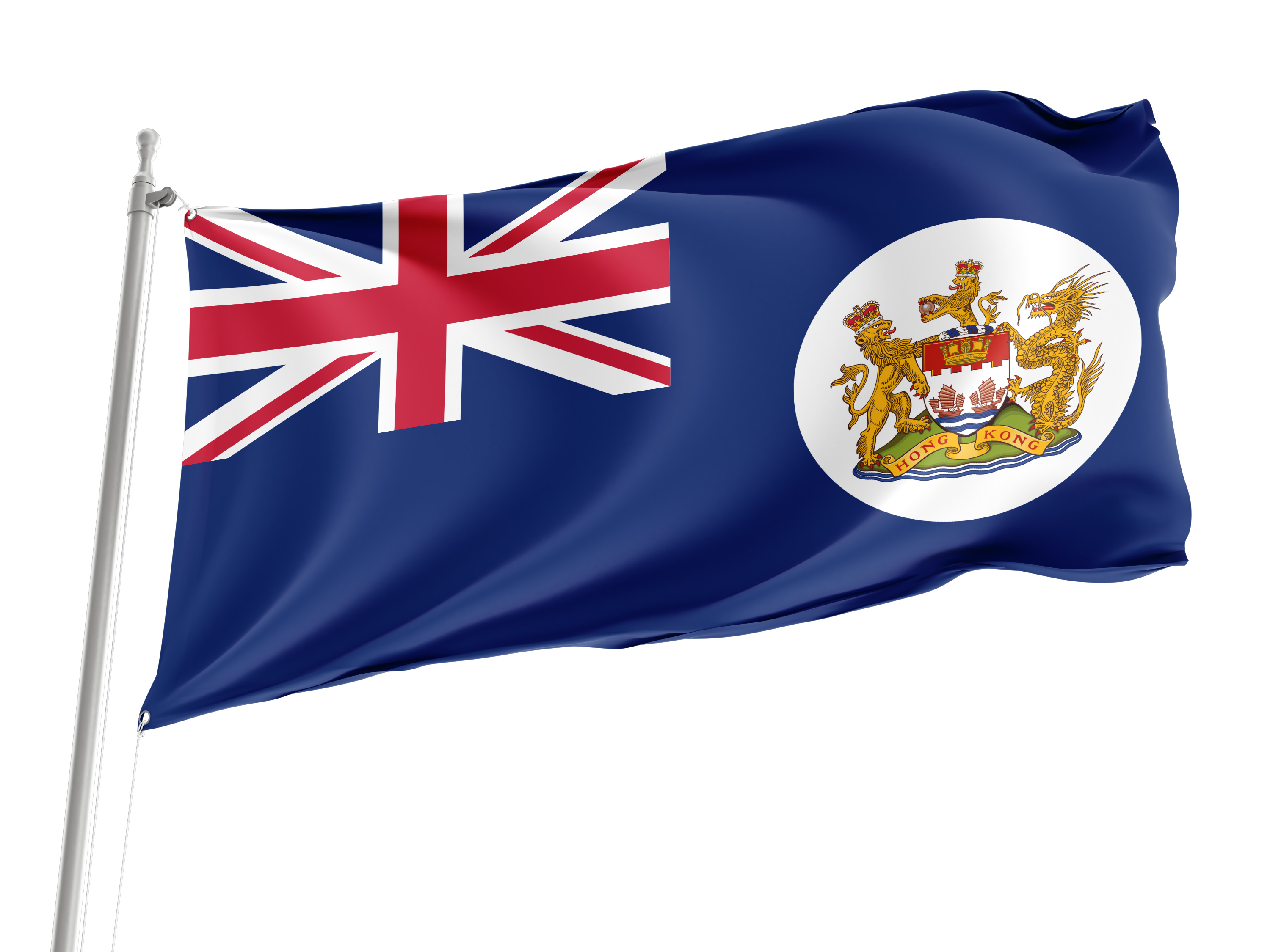 Hong Kong Old Flag for Indoor & Outdoor Use