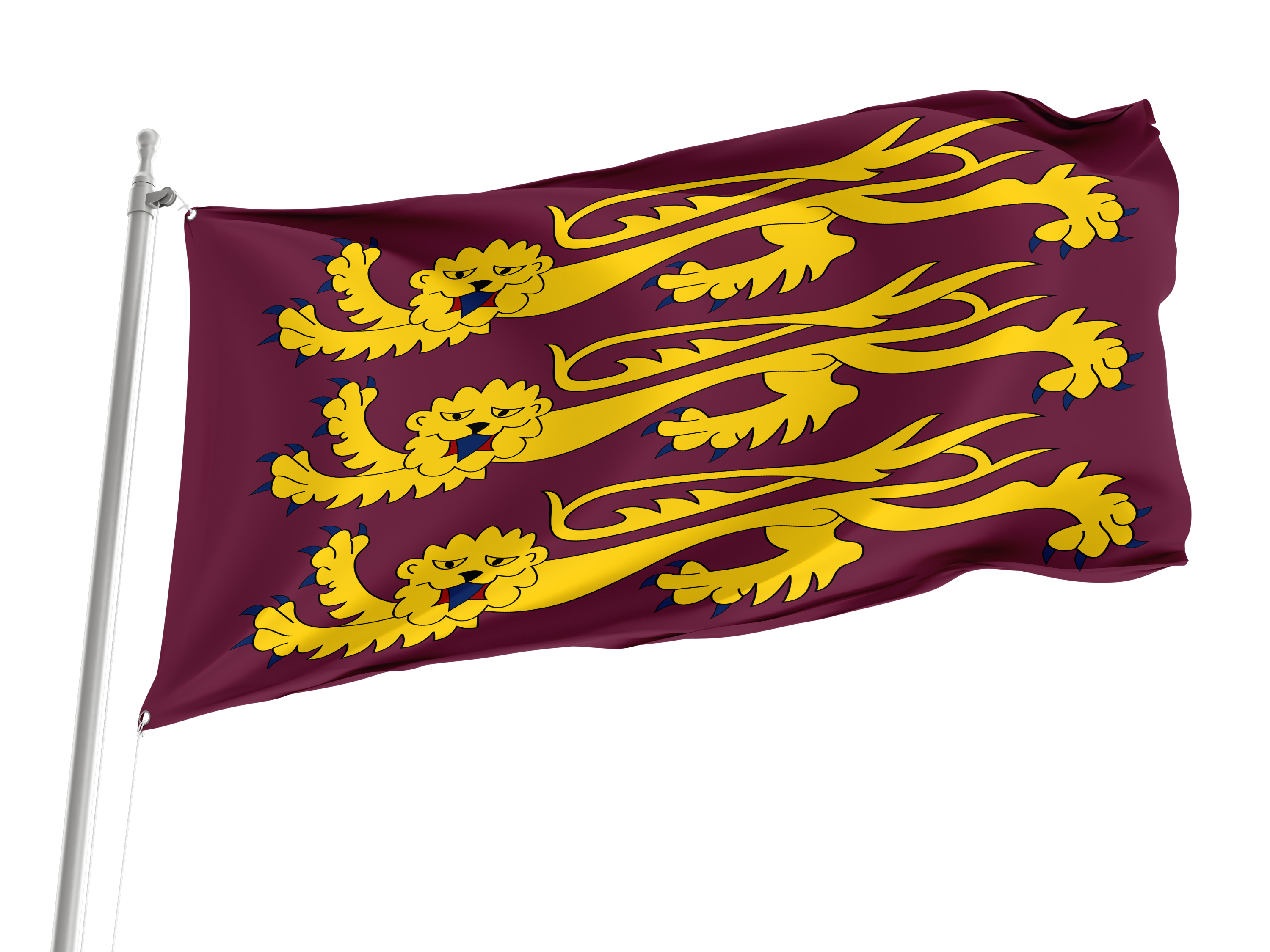 Old Historic England Richard Lionheart Flag for Indoor & Outdoor Use