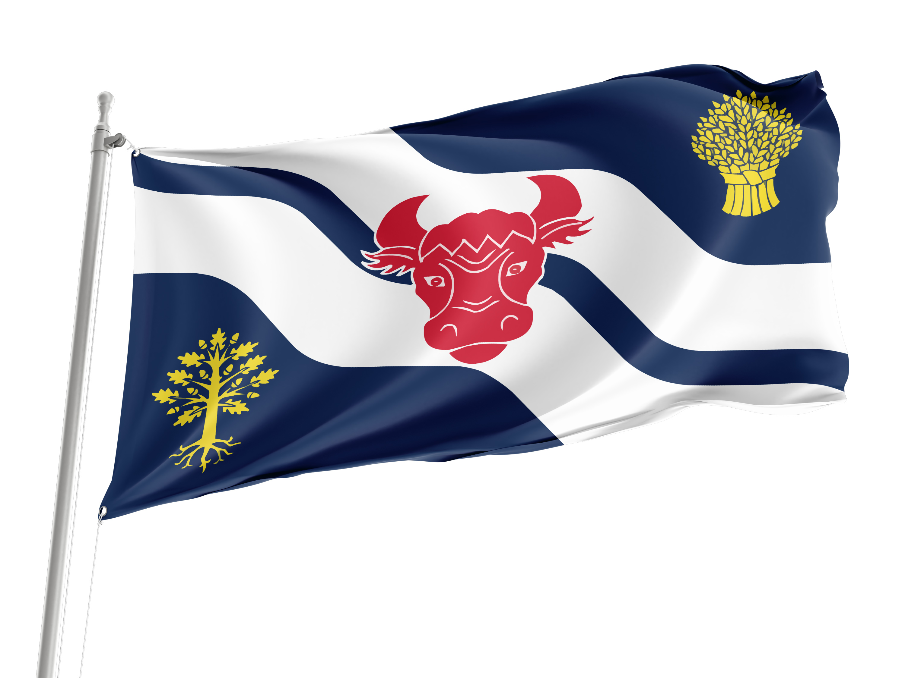 Oxfordshire Flag for Indoor & Outdoor Use