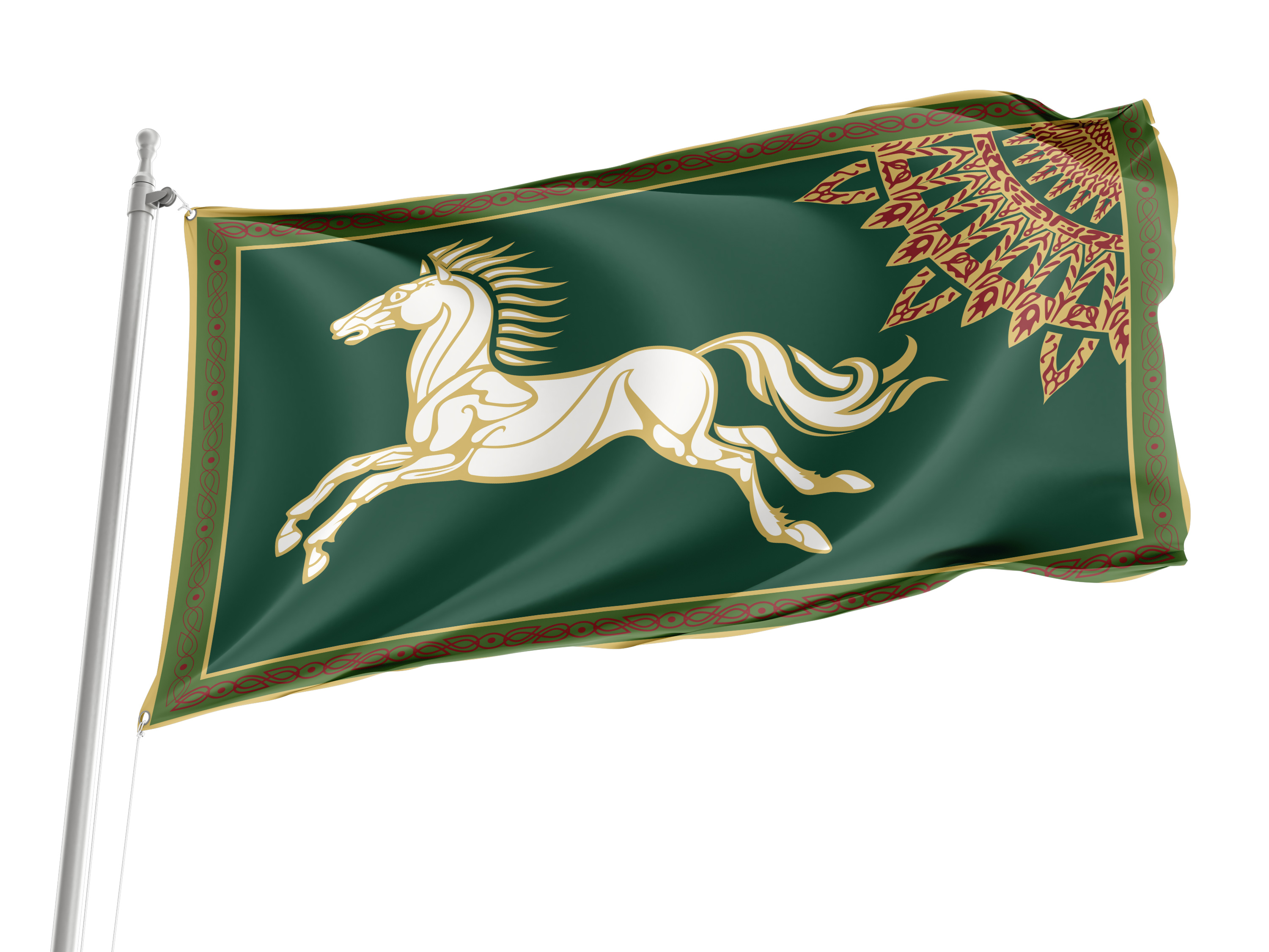 Rohan Horse Flag for Indoor & Outdoor Use