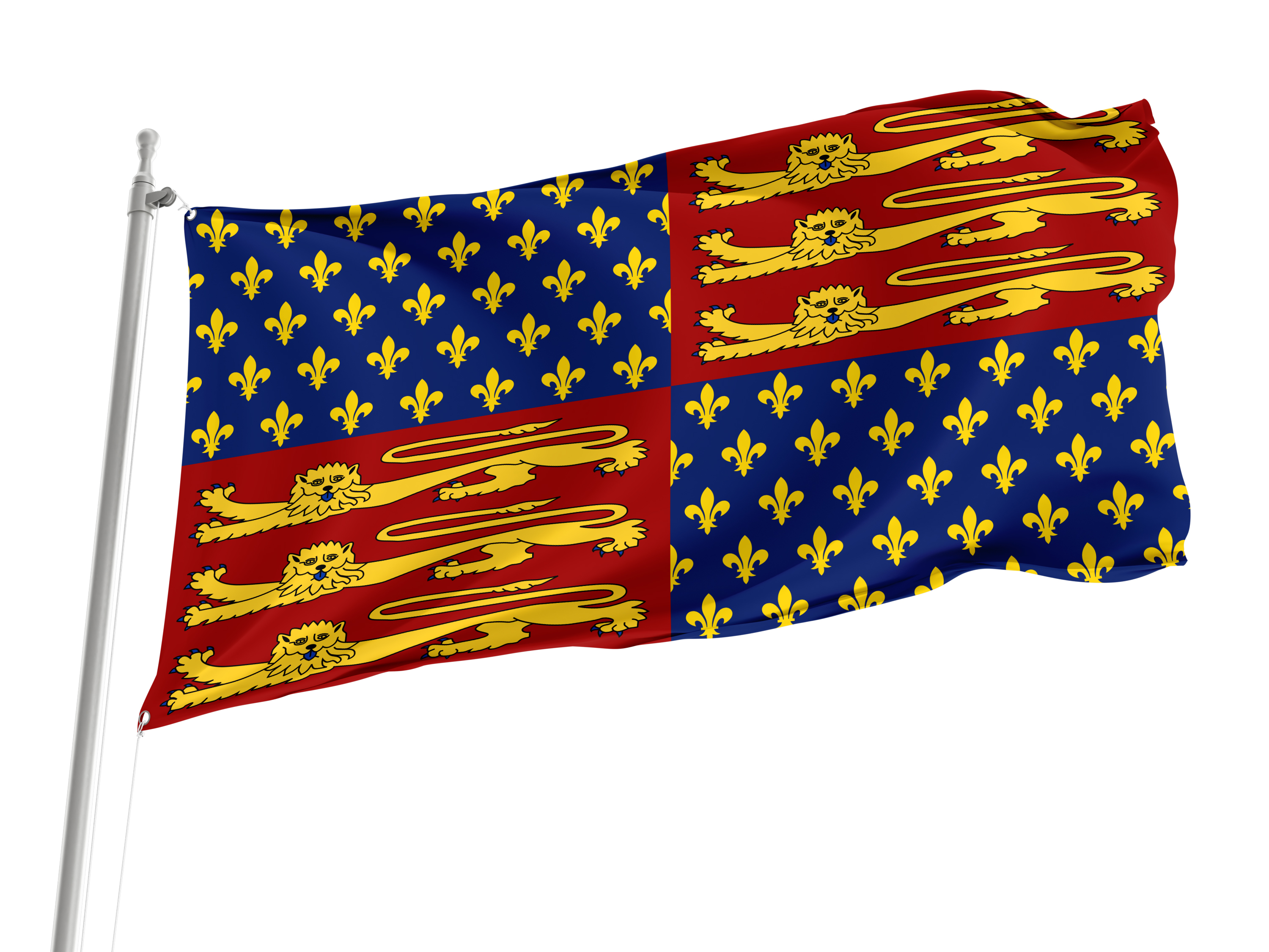 King Edward III Royal Banner Flag for Indoor & Outdoor Use