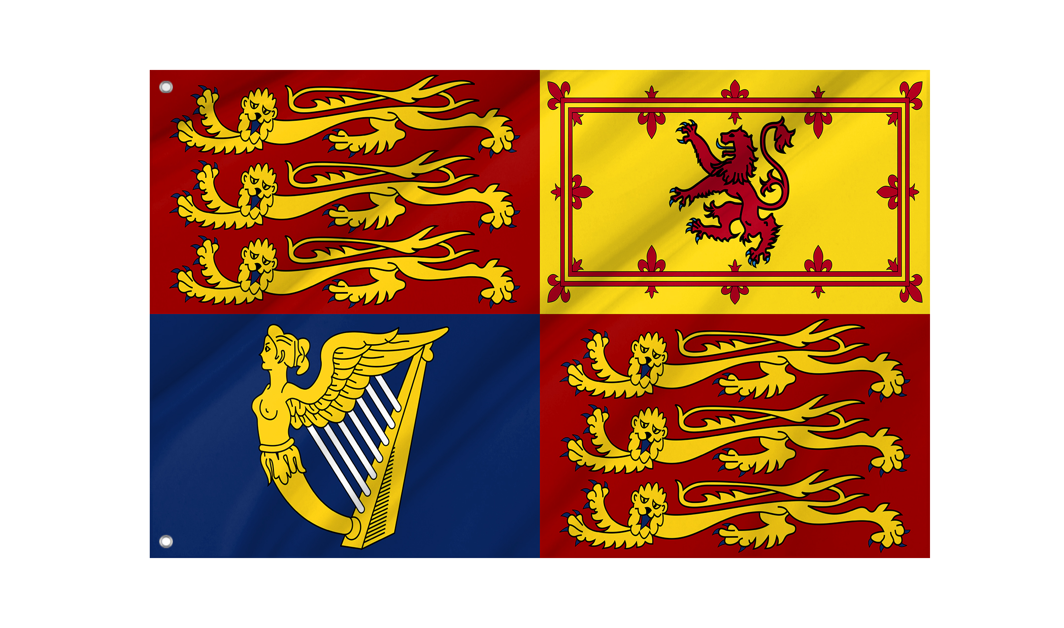 Royal Standard of the United Kingdom Flag for Indoor & Outdoor Use