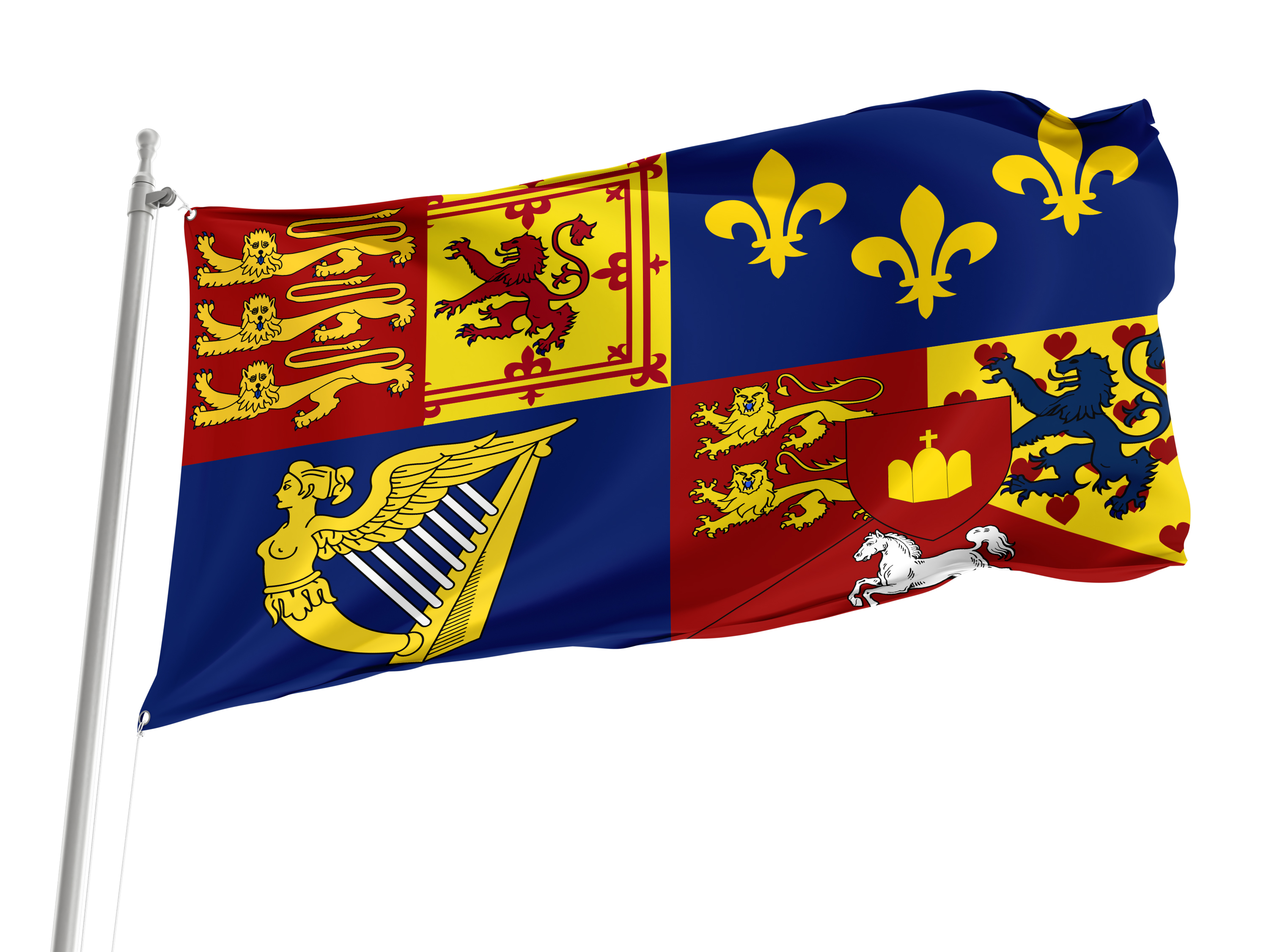 Royal standard of Great Britain (1714-1801) Flag for Indoor & Outdoor Use
