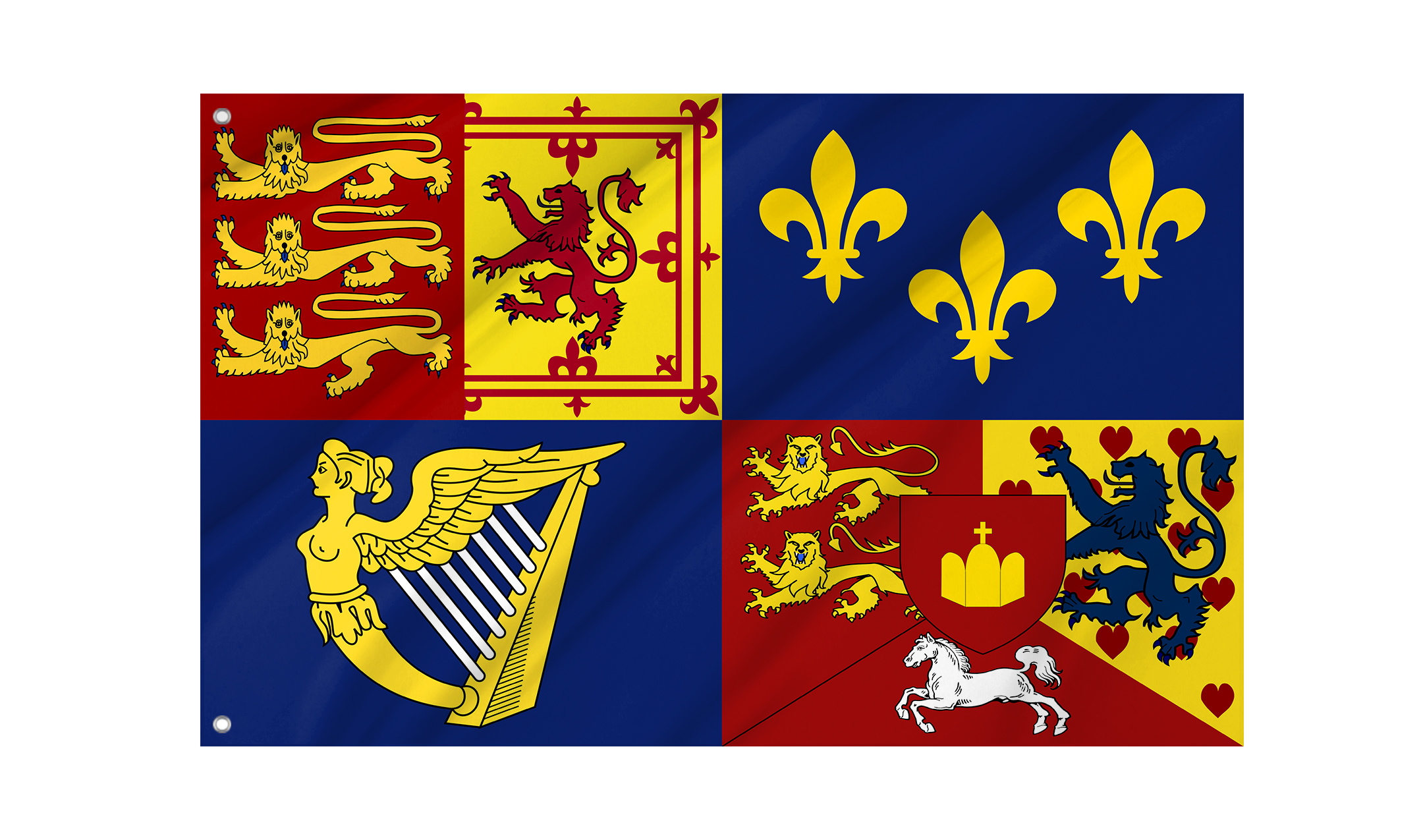 Royal standard of Great Britain (1714-1801) Flag for Indoor & Outdoor Use