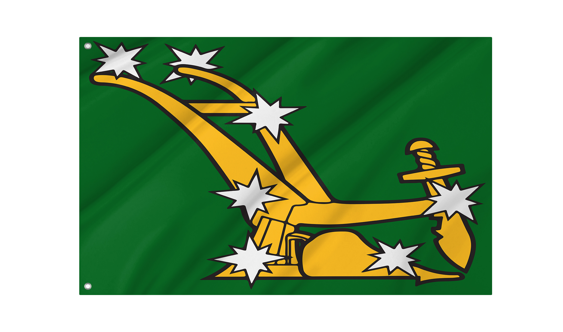 Starry Plough - Historical, Irish Republican, Socialist Flag