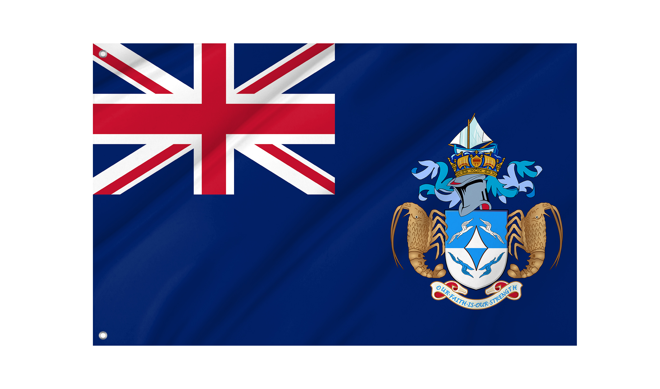 Tristan da Cunha Flag for Indoor & Outdoor Use
