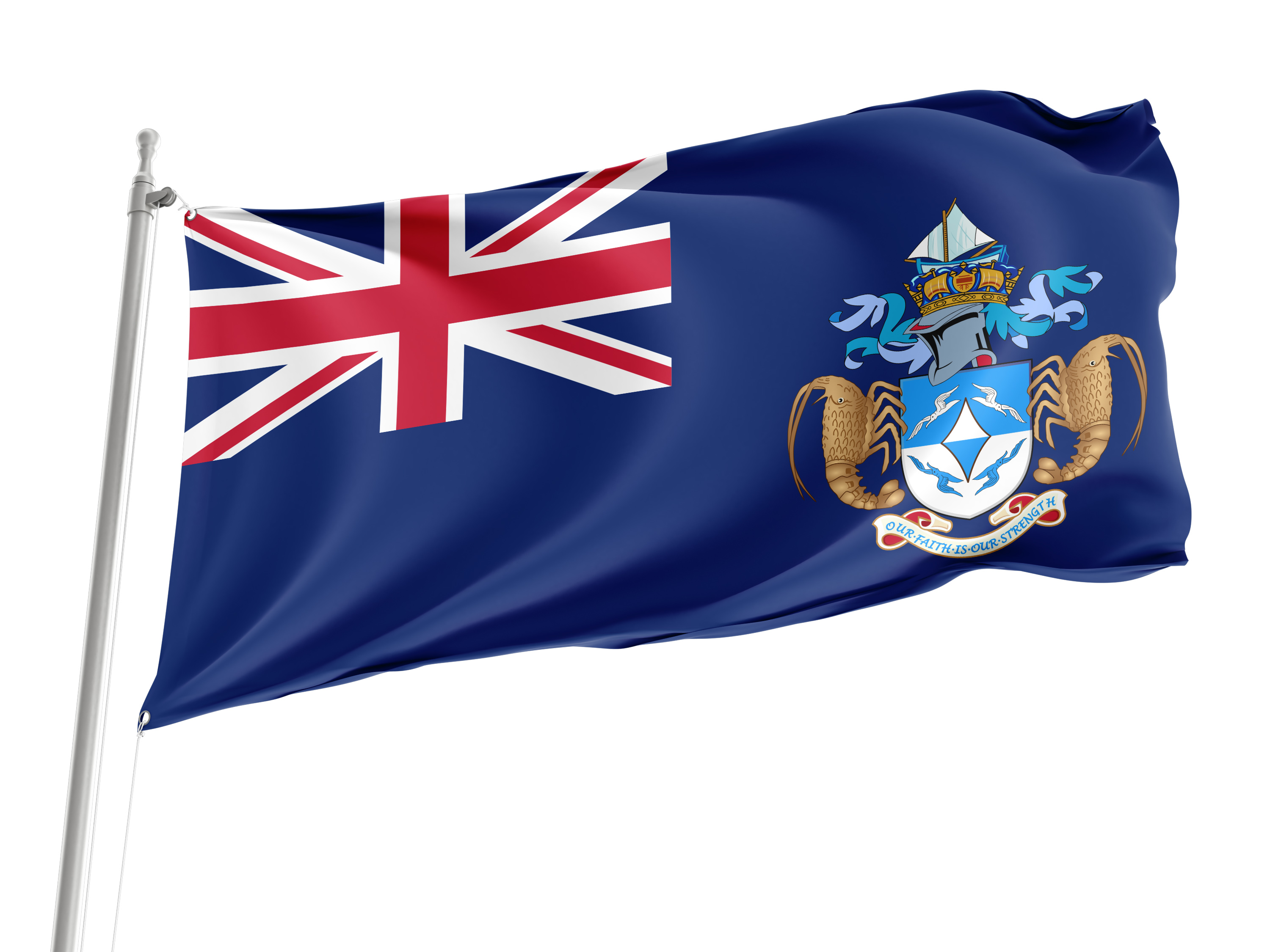 Tristan da Cunha Flag for Indoor & Outdoor Use
