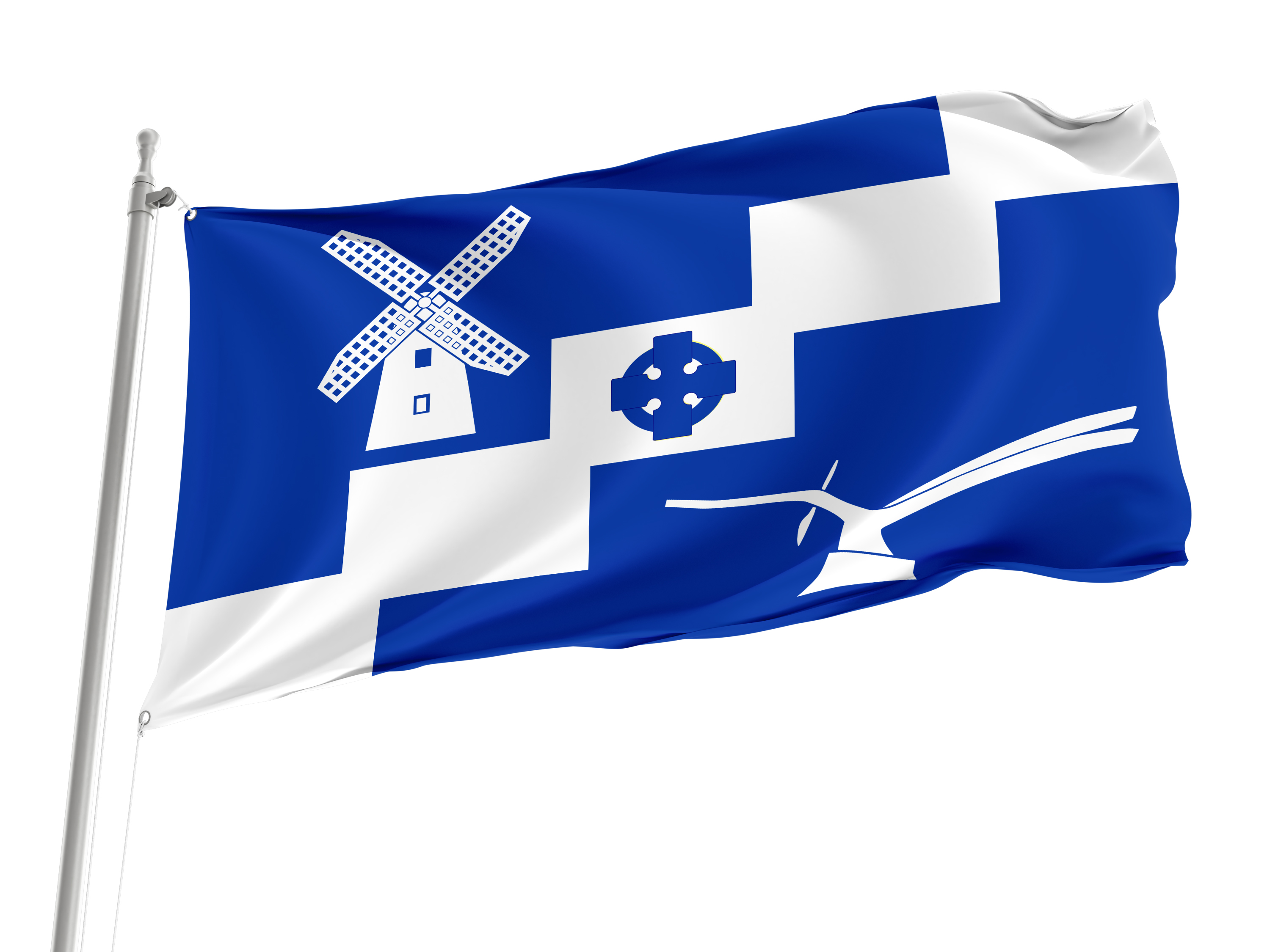 Village Flag of Staining for Indoor & Outdoor Use