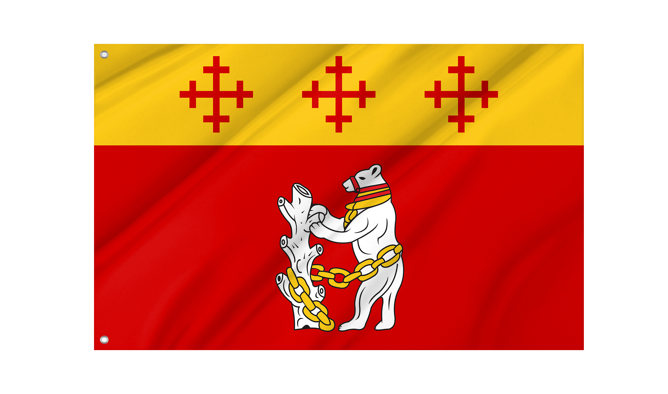 Warwickshire Old Flag for Indoor & Outdoor Use