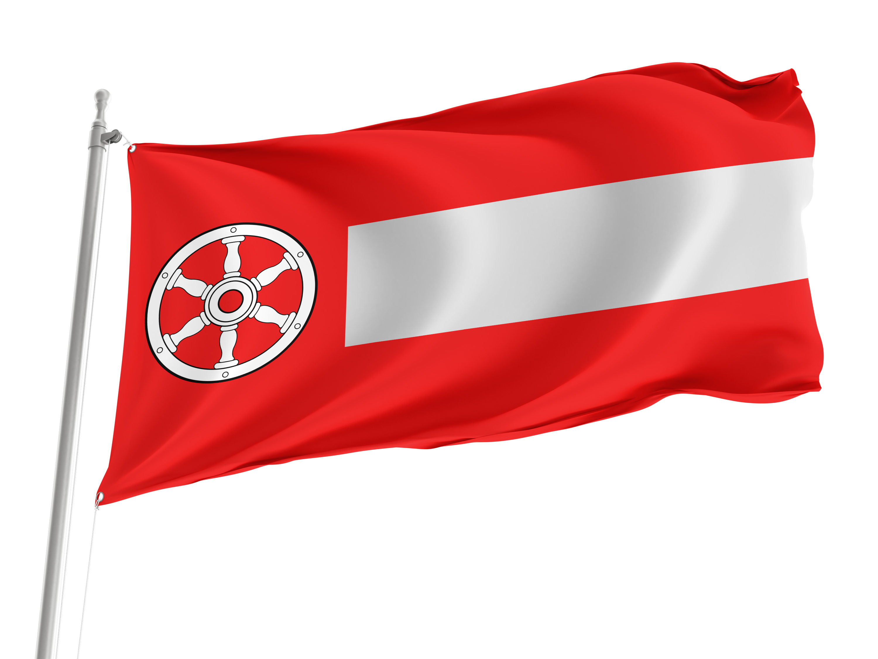 Stadt Erfurt laut Hauptsatzung Flag for Indoor & Outdoor Use