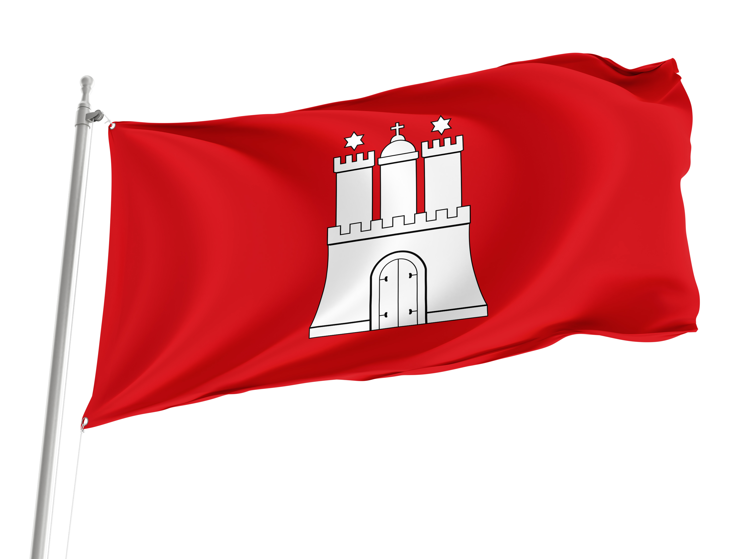 Hamburg Flag for Indoor & Outdoor Use