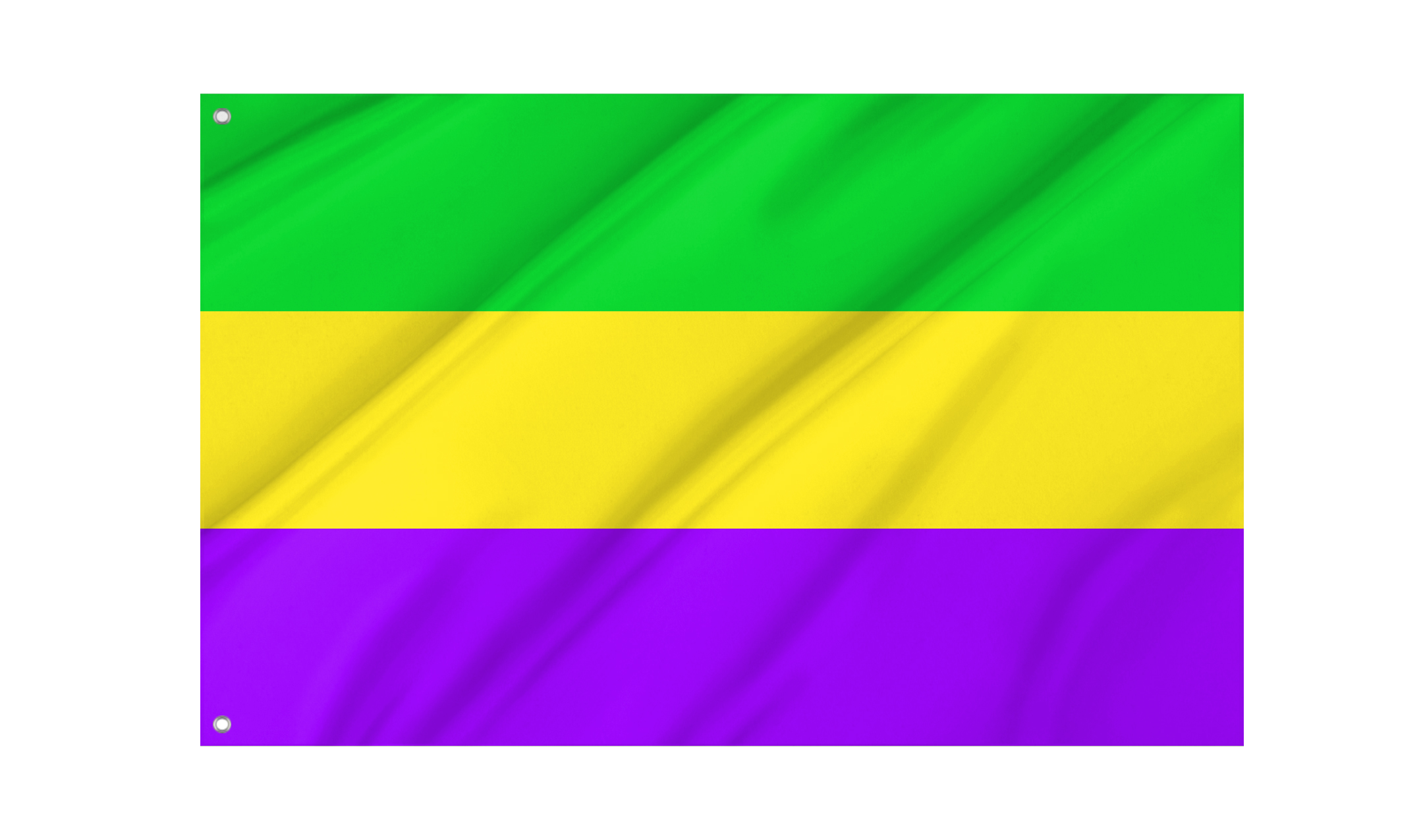 Rex (Mardi Gras colors) Flag for Indoor & Outdoor Use