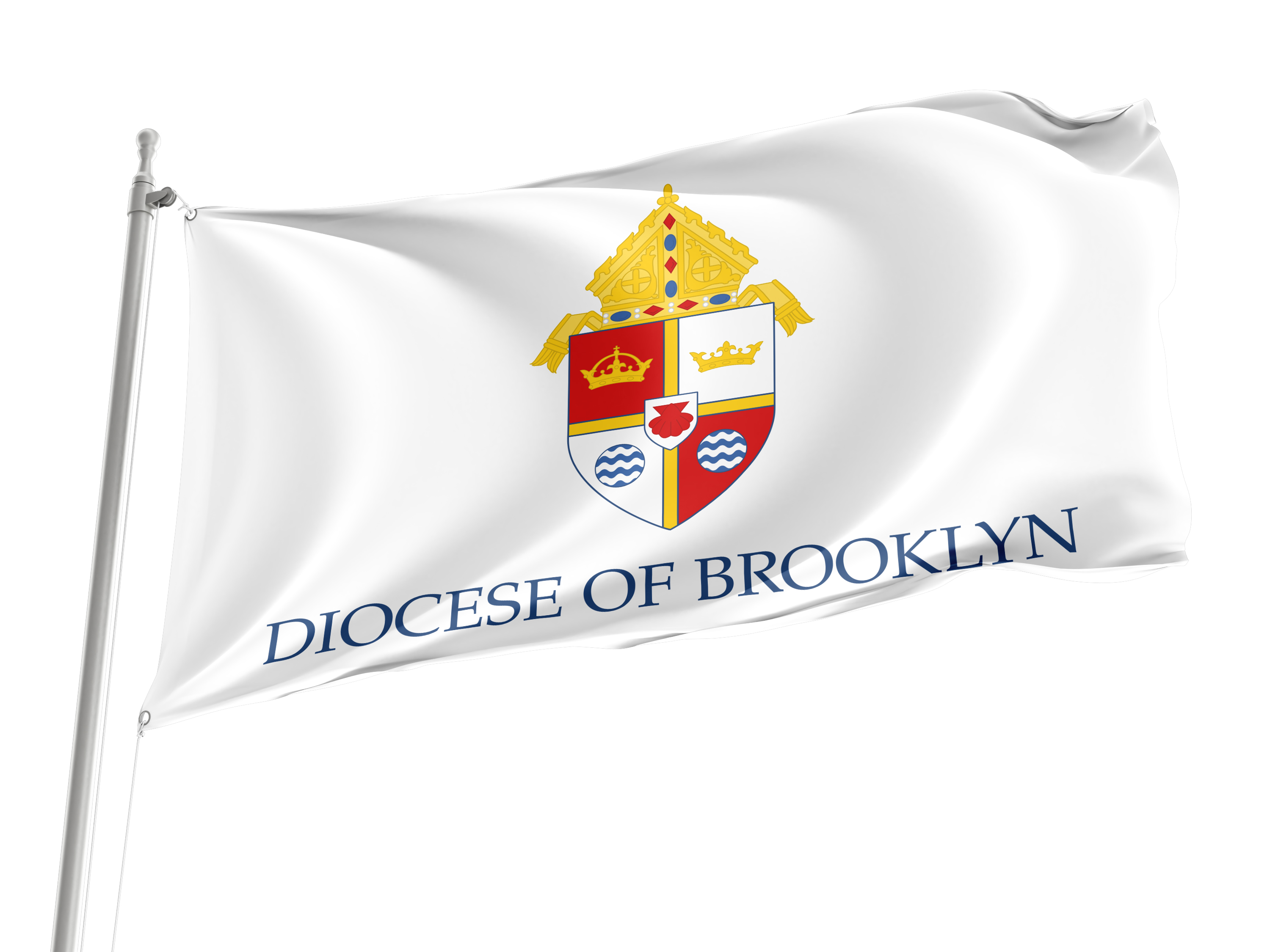 Roman Catholic Diocese of Brooklyn Flag for Indoor & Outdoor Use