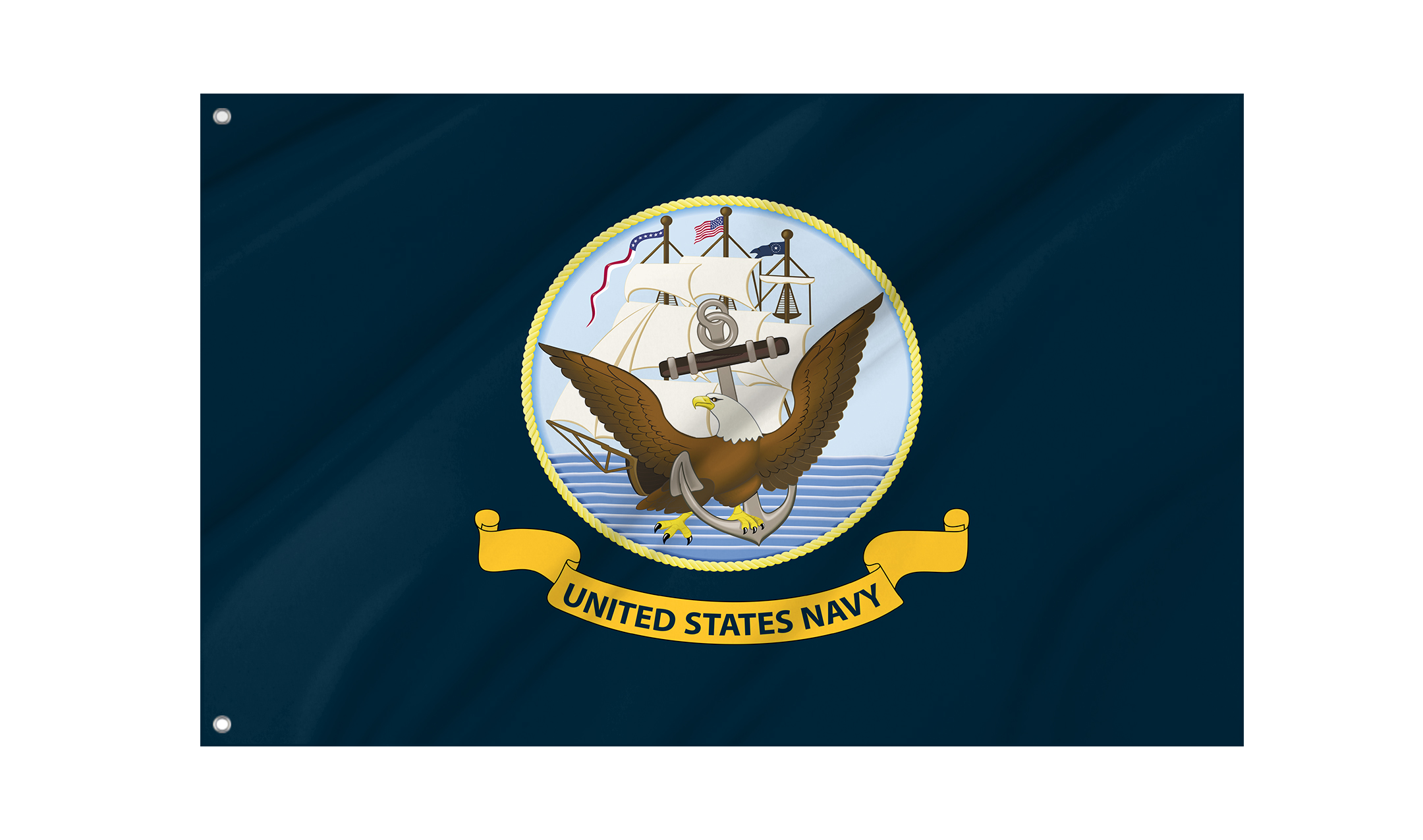 Heavy Dut United States Navy Military Flag for Indoor & Outdoor Use