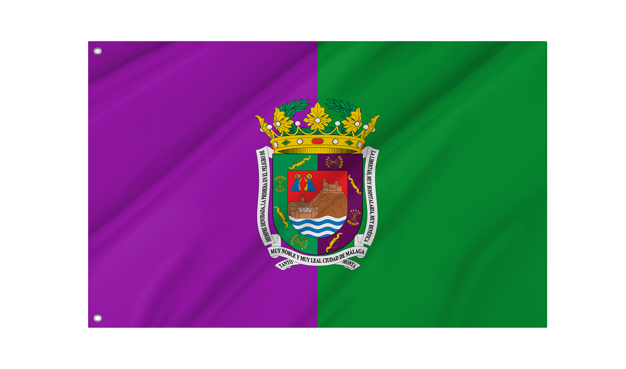 Málaga Flag for Indoor & Outdoor Use