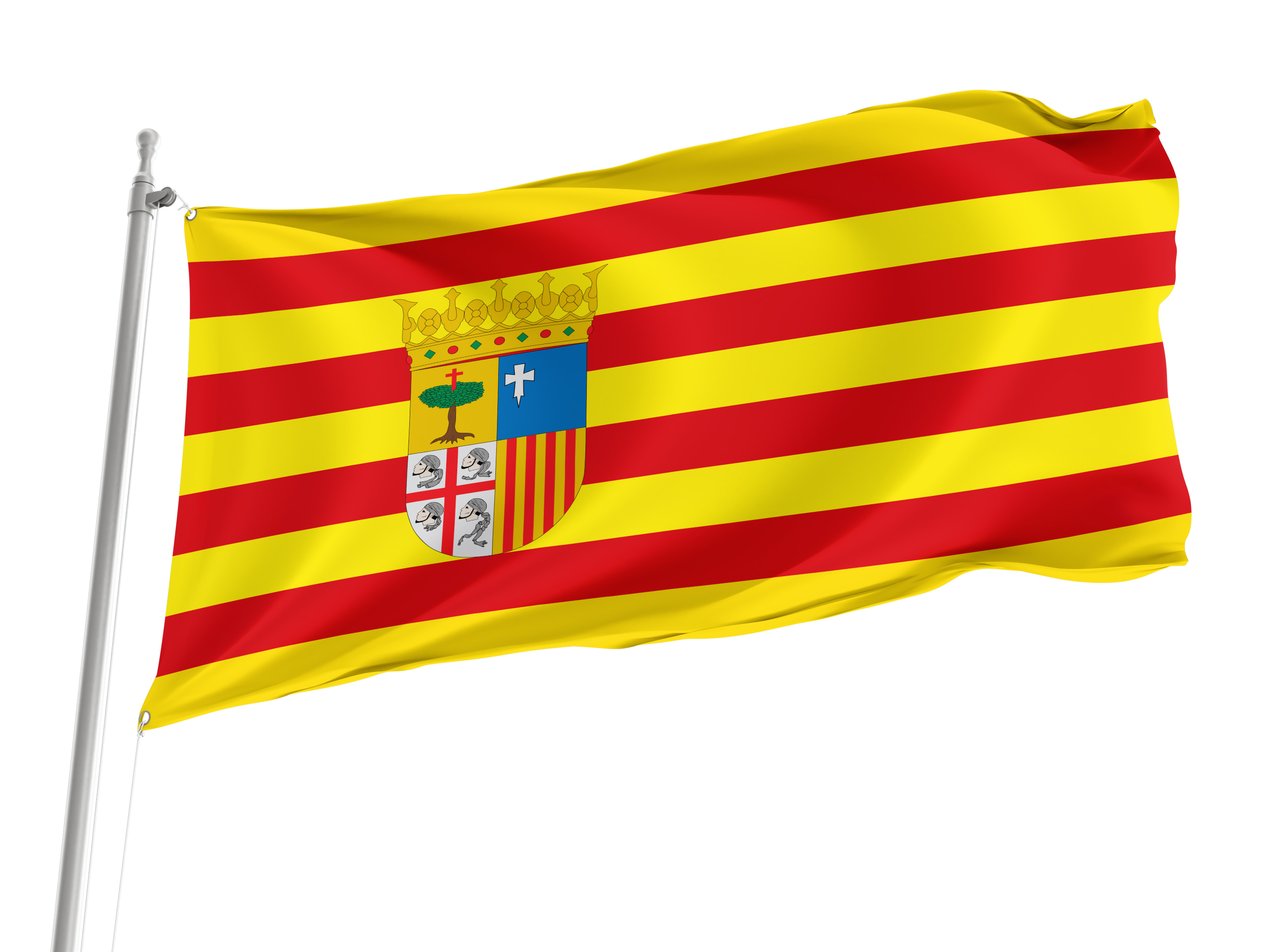 Aragon Flag for Indoor & Outdoor Use