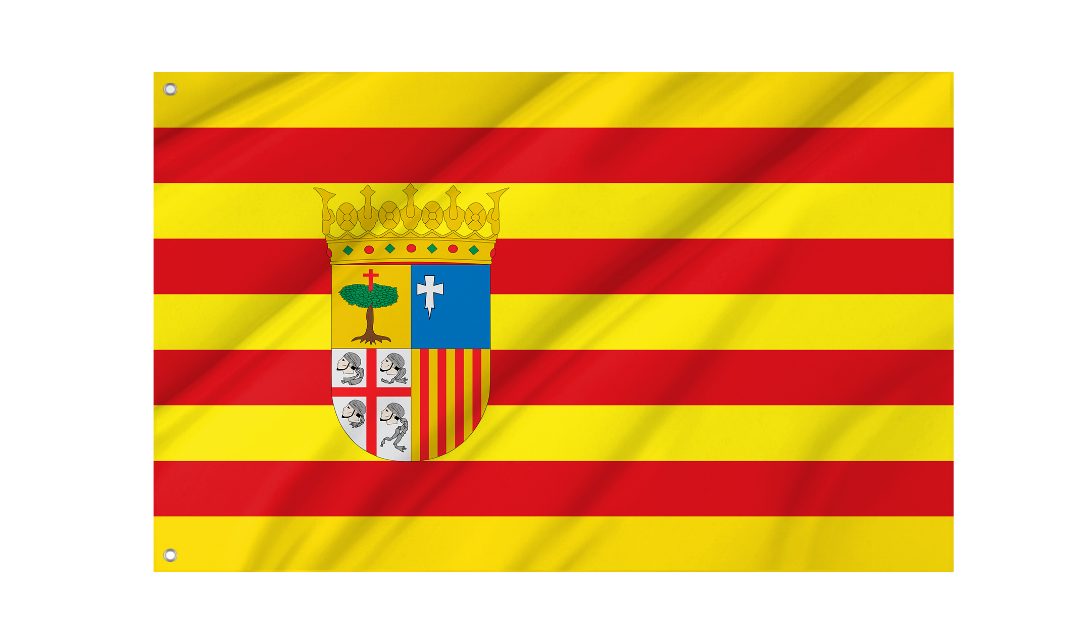 Aragon Flag for Indoor & Outdoor Use