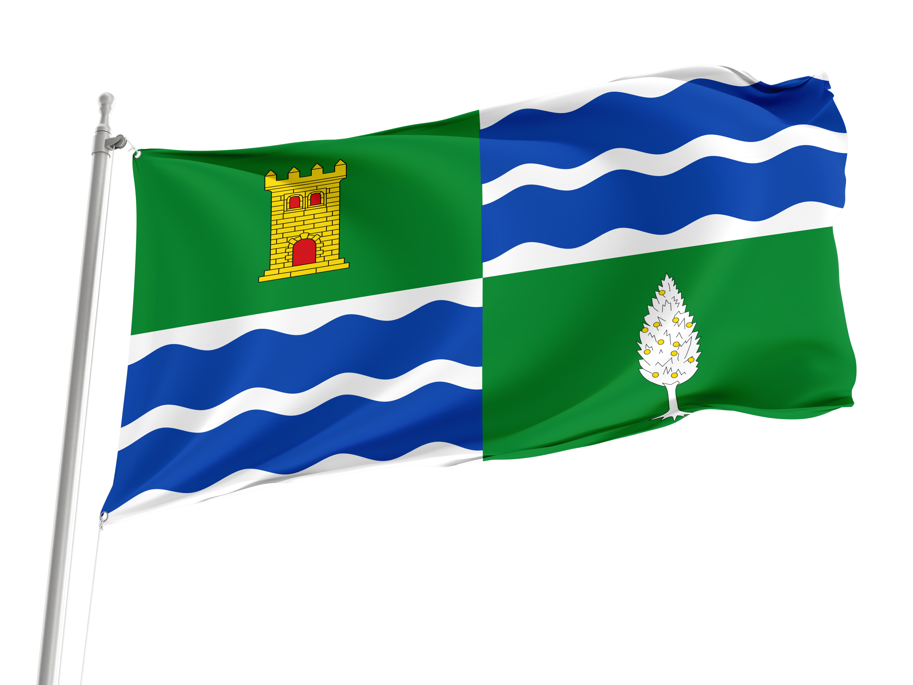 Mequinenza Flag for Indoor & Outdoor Use