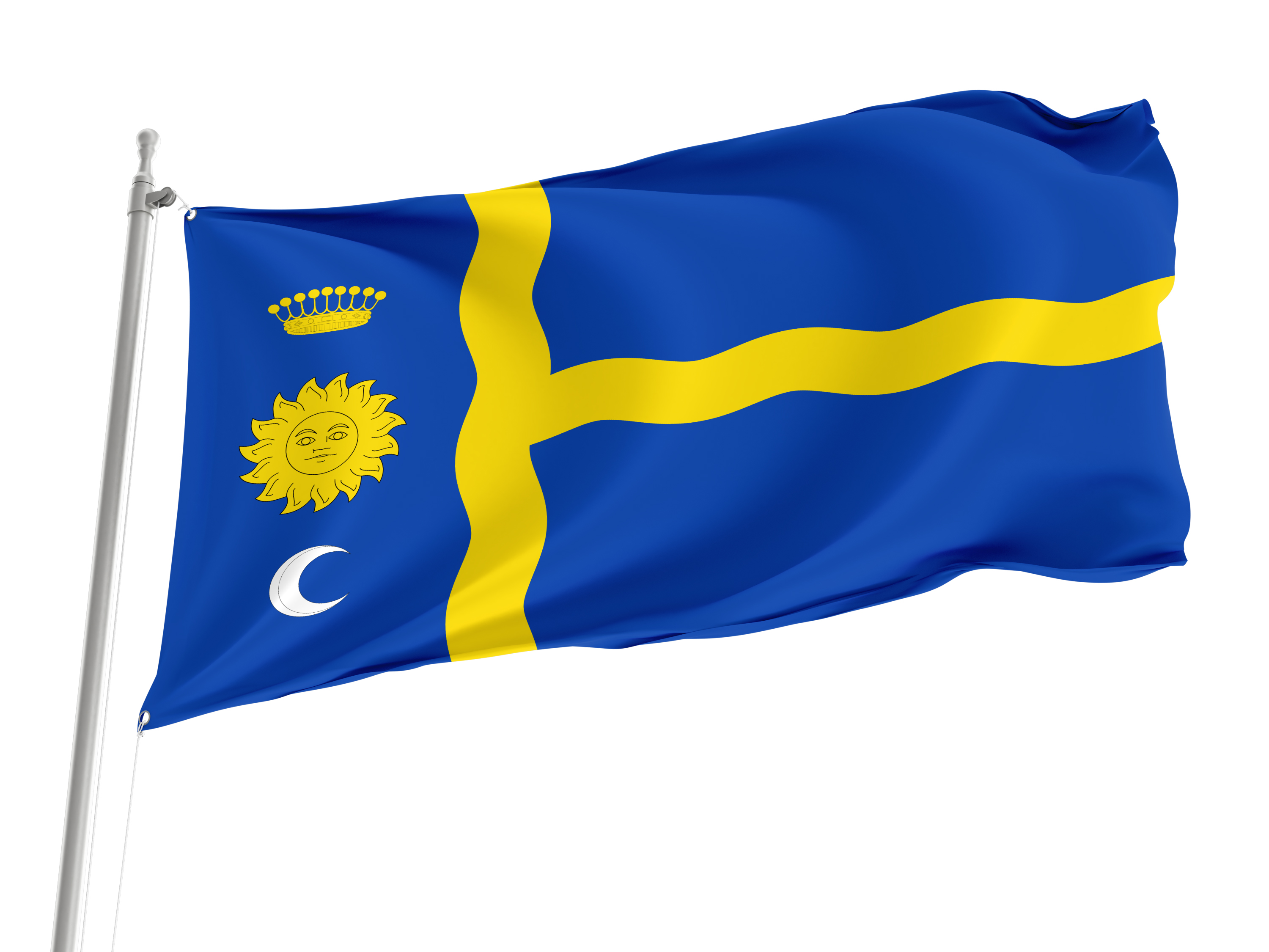 Lucena de Jalón Flag for Indoor & Outdoor Use
