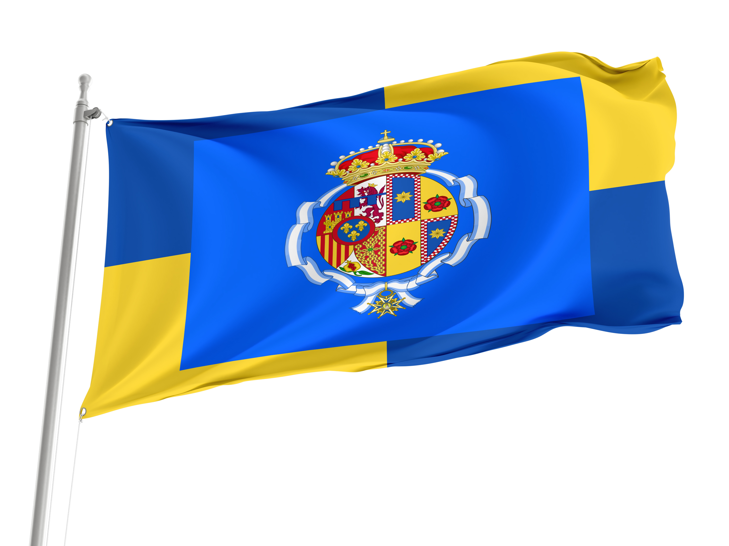 Personal Standard of Letizia, Princess of Asturias Flag for Indoor & Outdoor Use