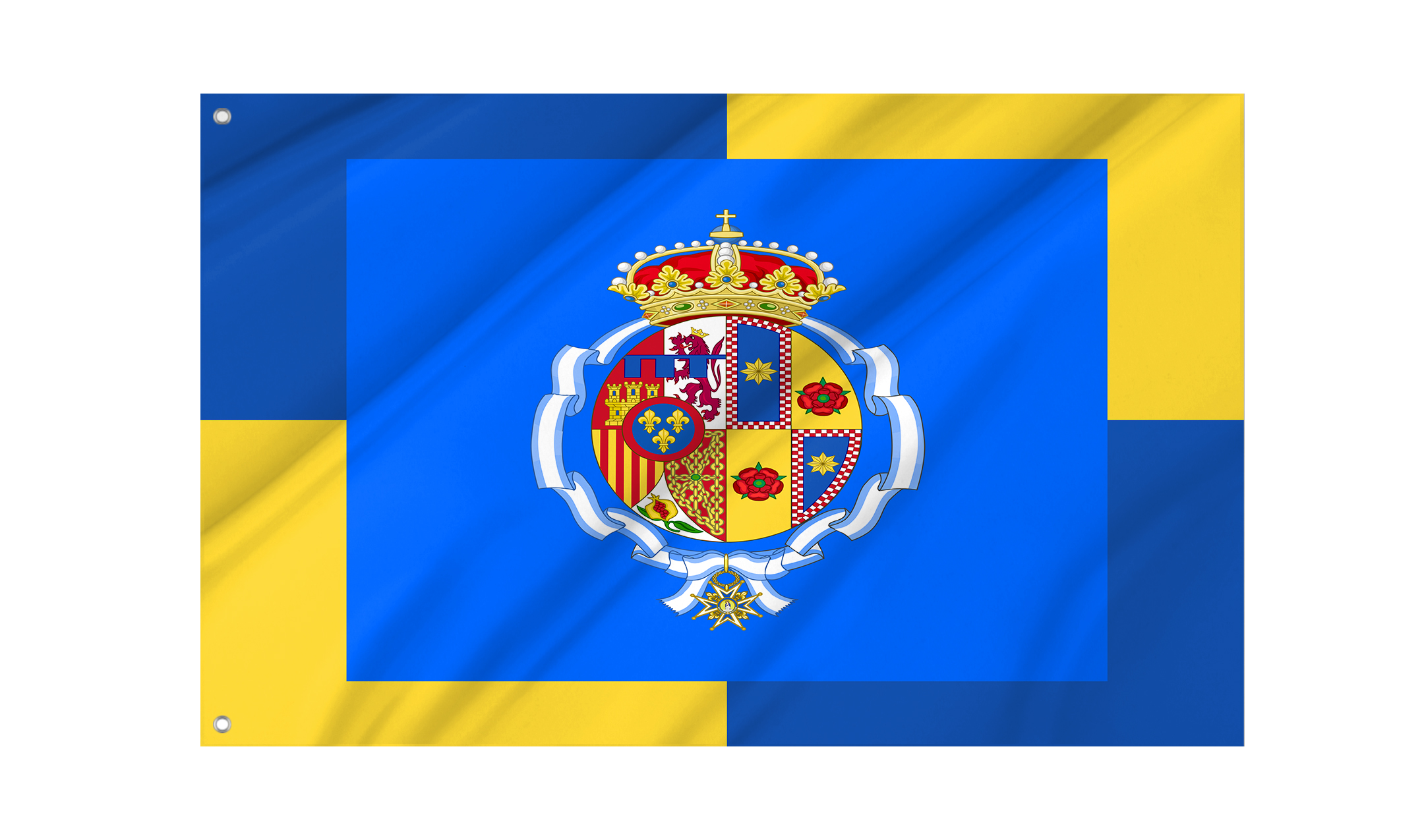 Personal Standard of Letizia, Princess of Asturias Flag for Indoor & Outdoor Use