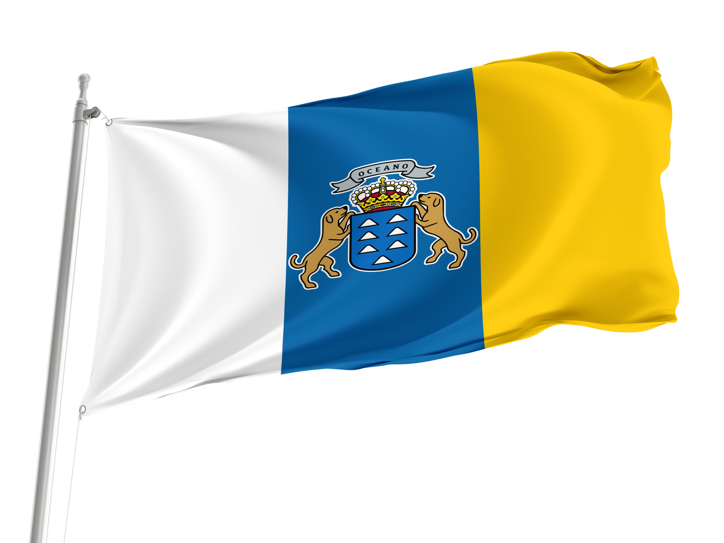 Canary Islands Flag for Indoor & Outdoor Use