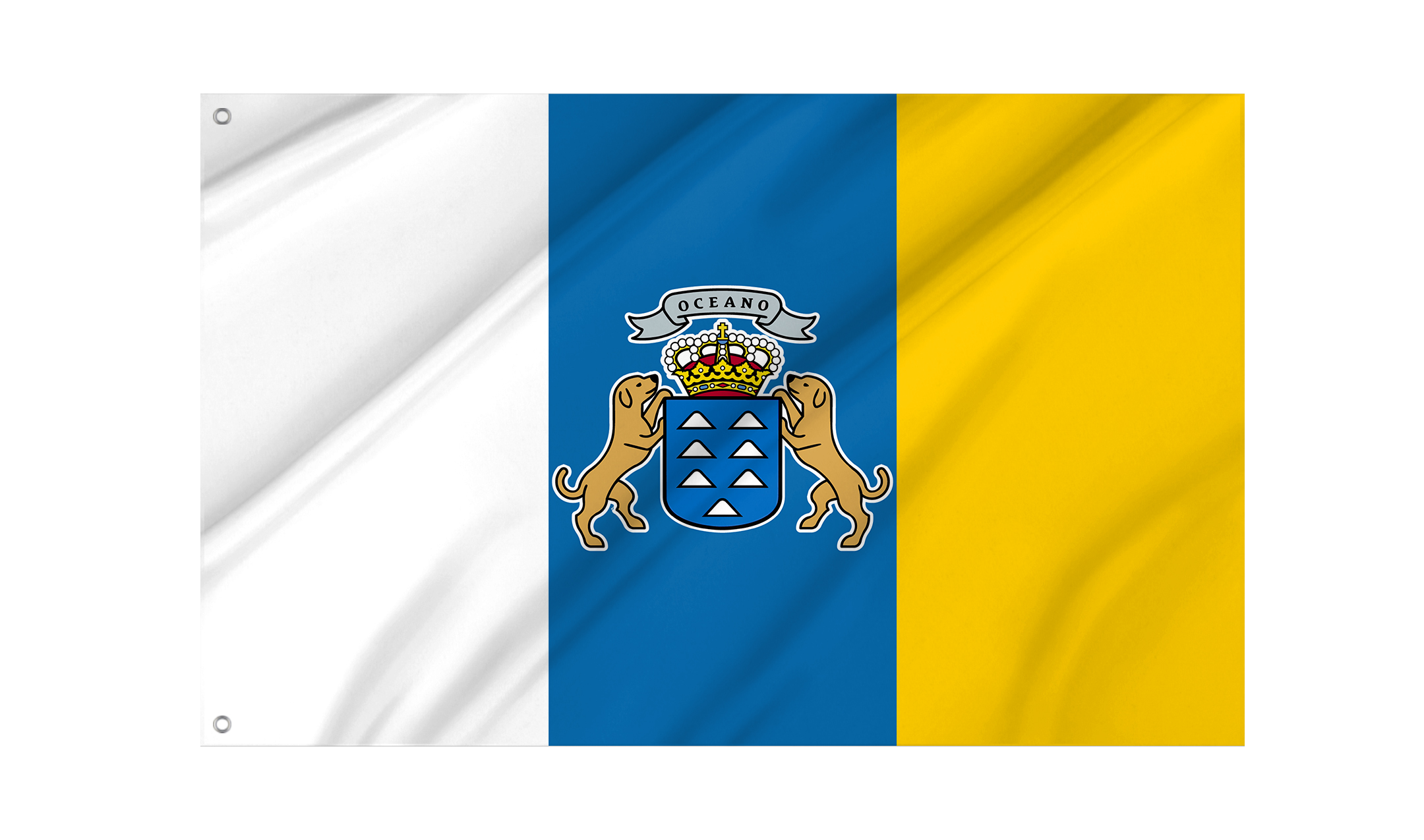 Canary Islands Flag for Indoor & Outdoor Use