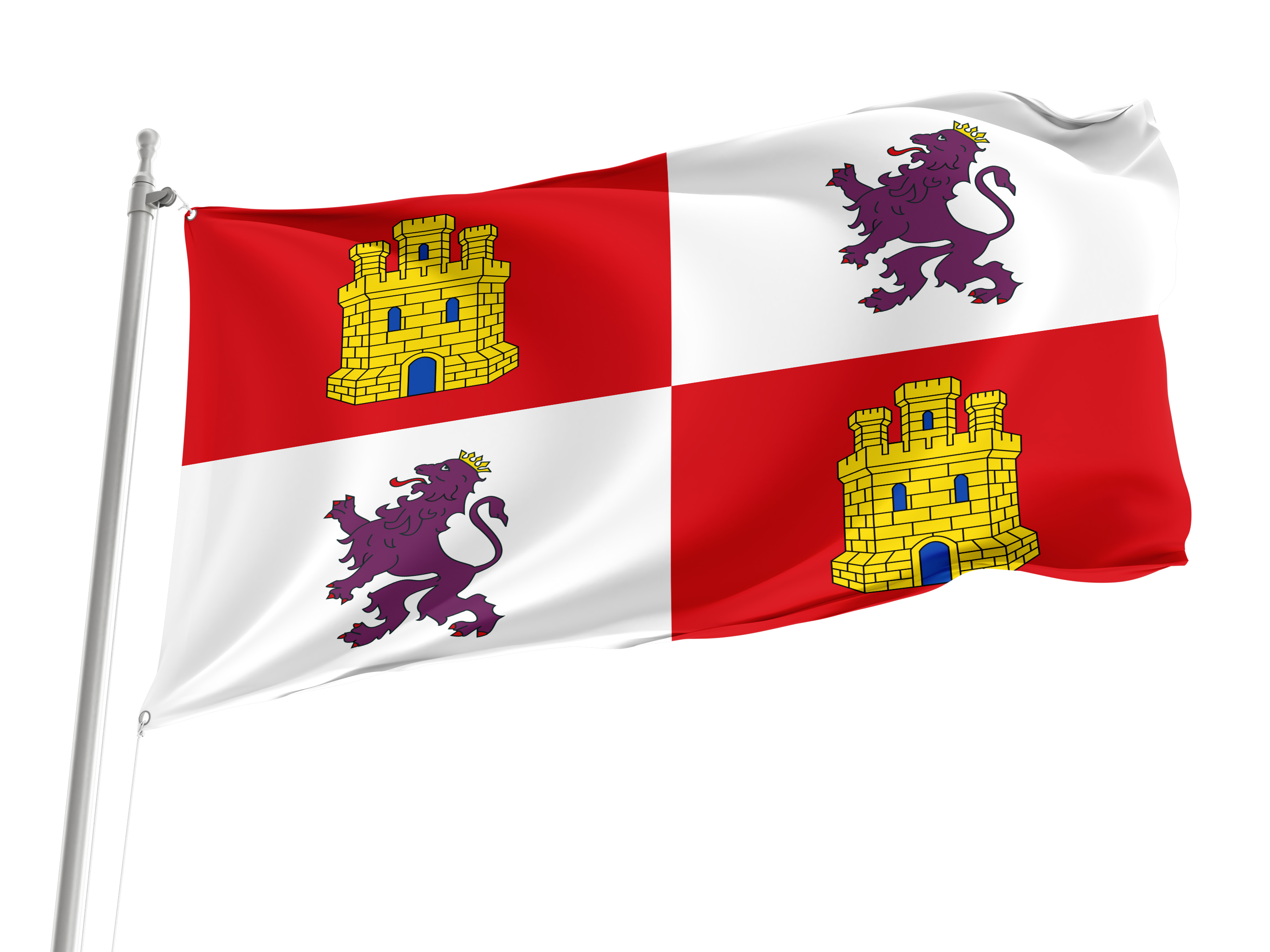 Castile and León Flag for Indoor & Outdoor Use
