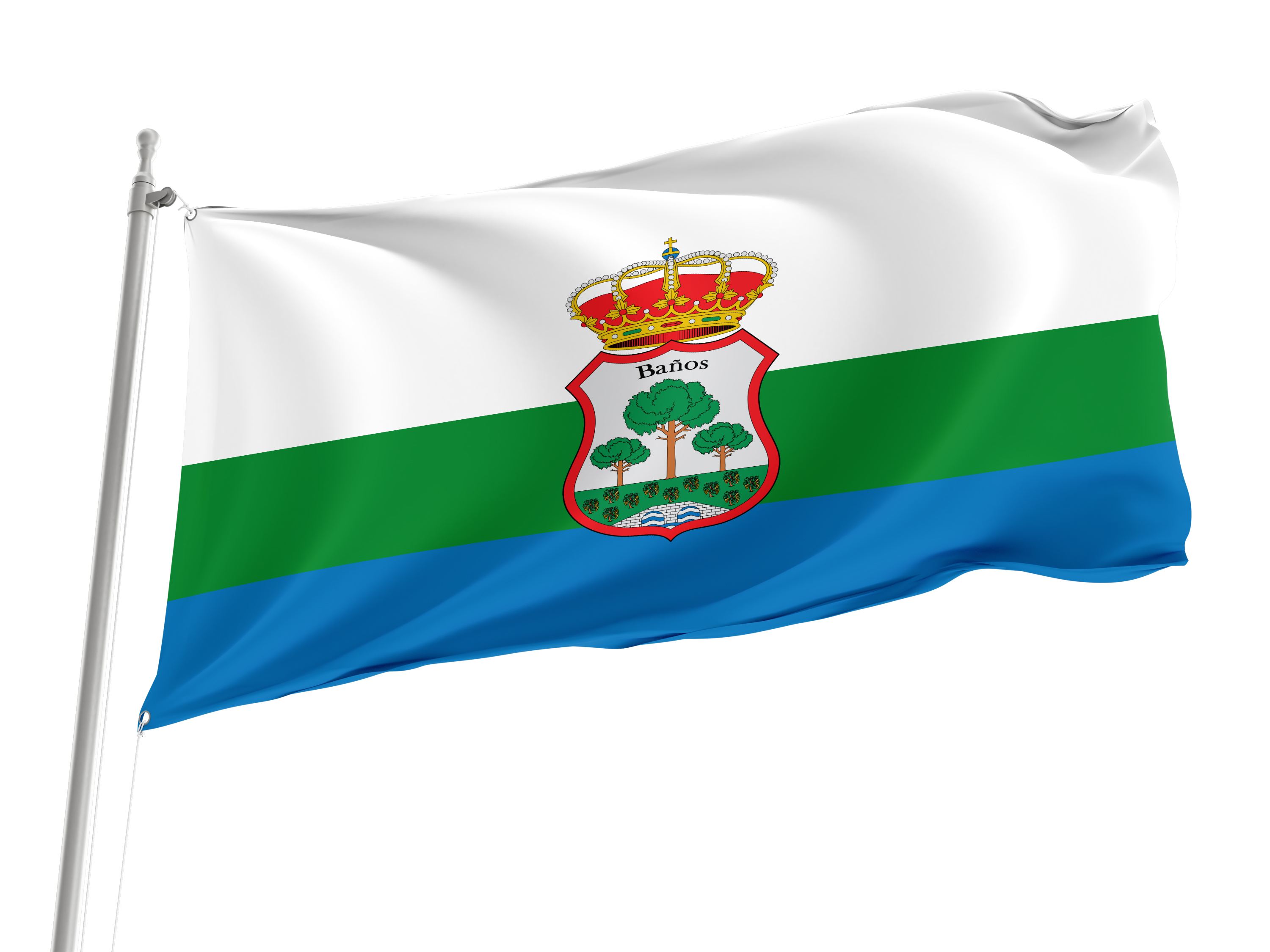 Banos de Valdearados Flag for Indoor & Outdoor Use
