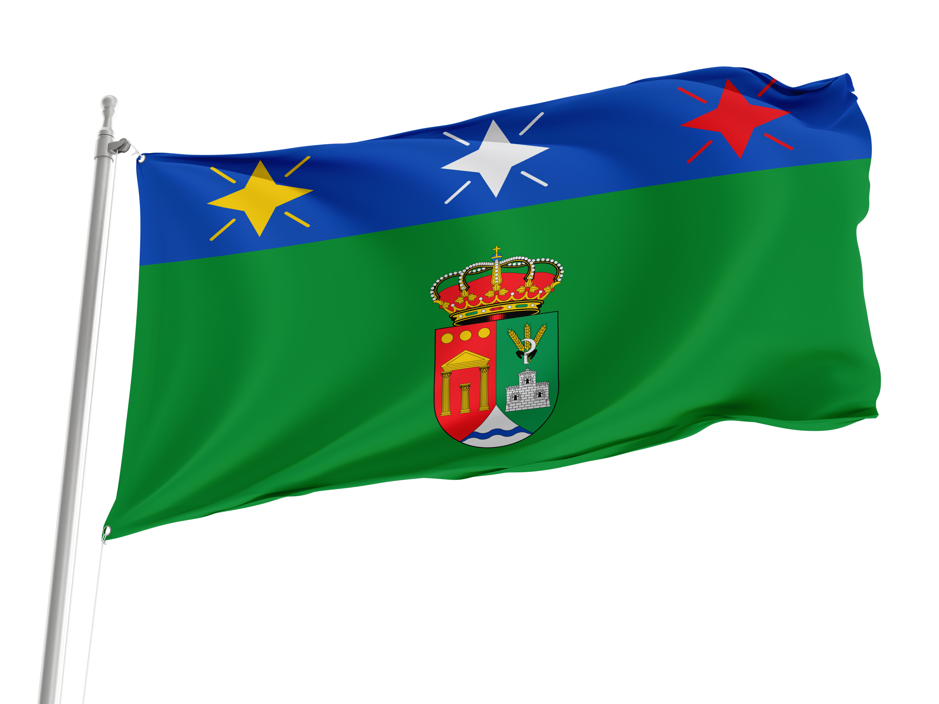 Santa María Ribarredonda Flag for Indoor & Outdoor Use
