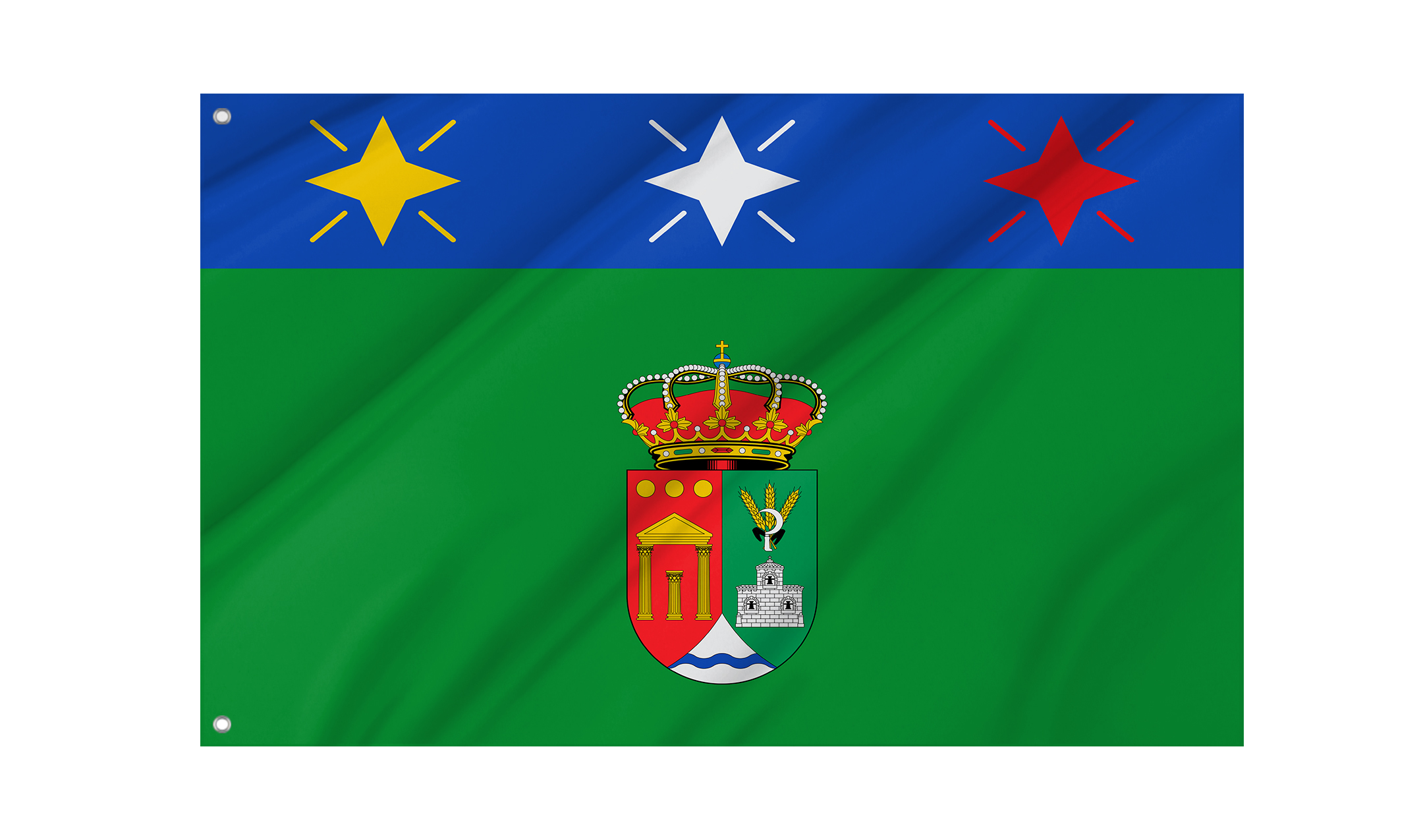 Santa María Ribarredonda Flag for Indoor & Outdoor Use