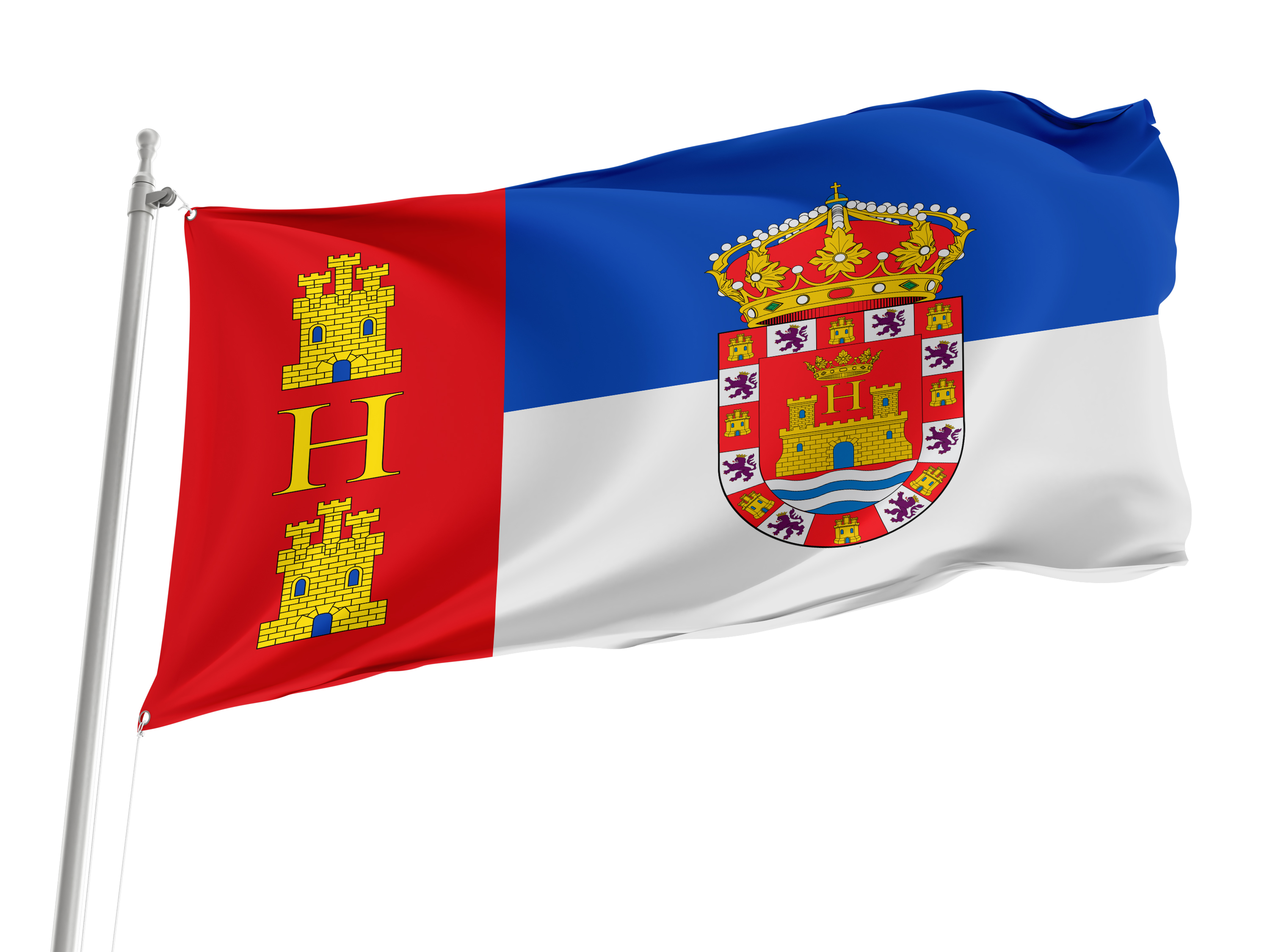Herrera de Valdecañas Flag for Indoor & Outdoor Use