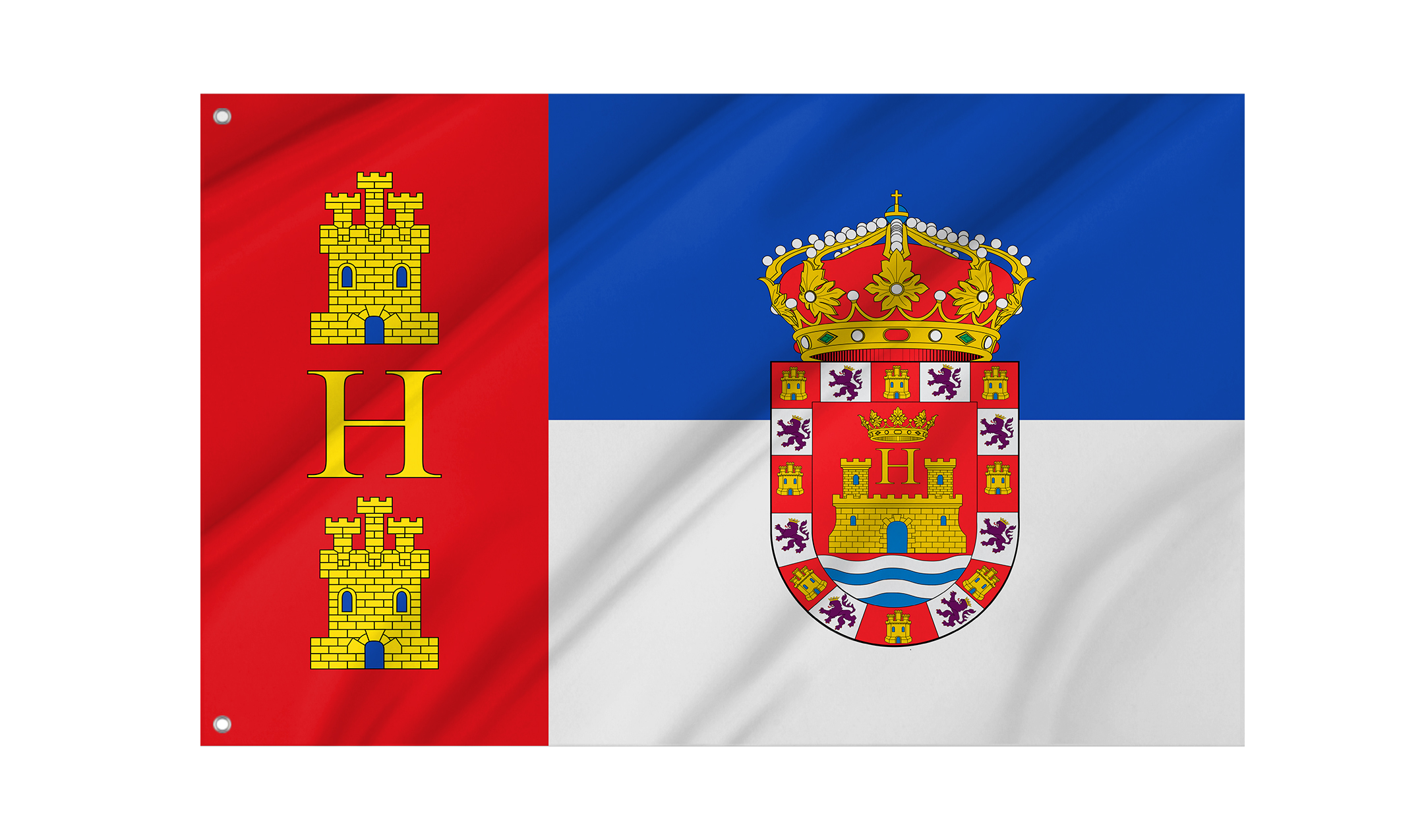 Herrera de Valdecañas Flag for Indoor & Outdoor Use