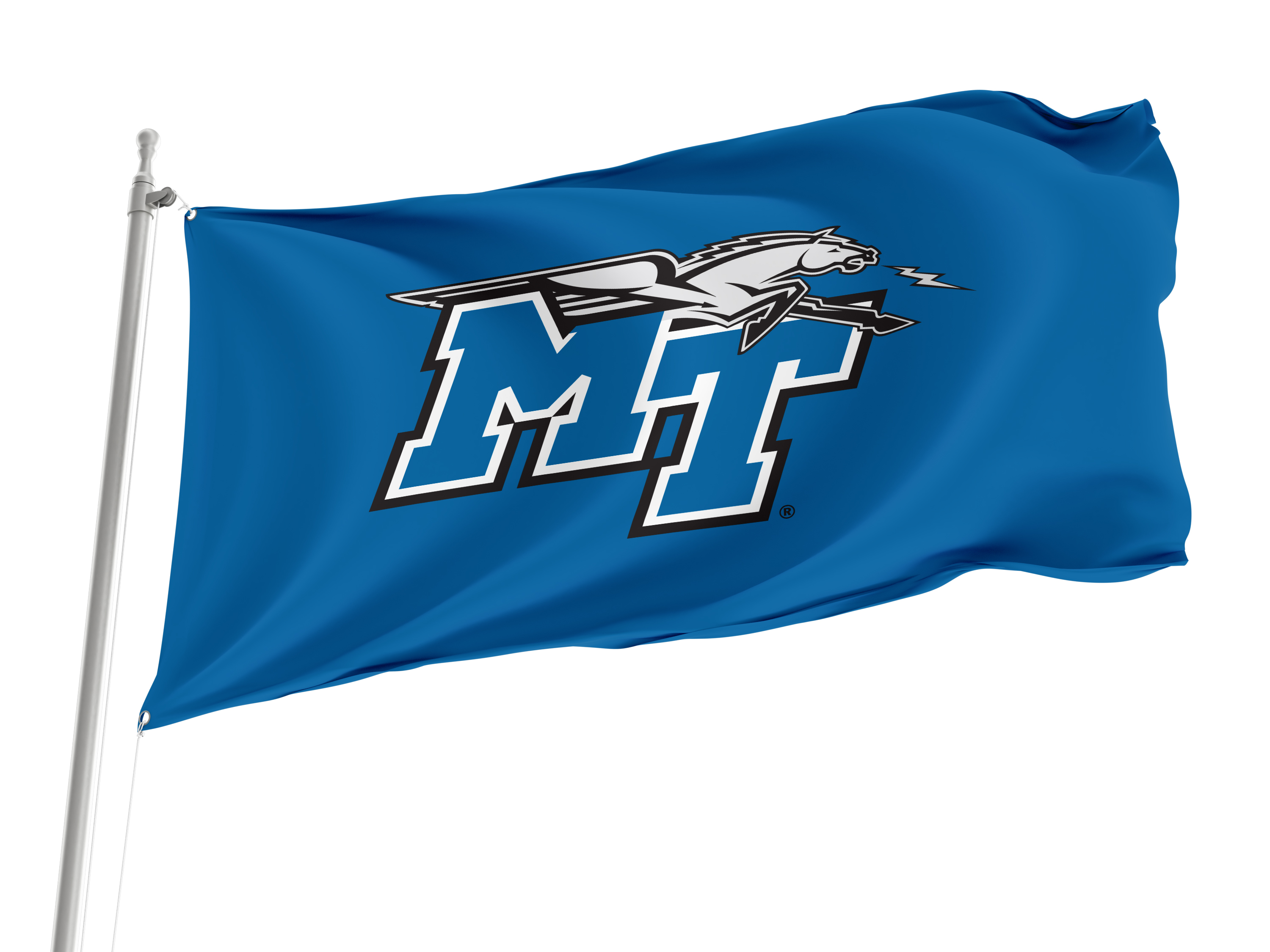 Middle Tennessee Blue Raiders Flag for Indoor & Outdoor Use