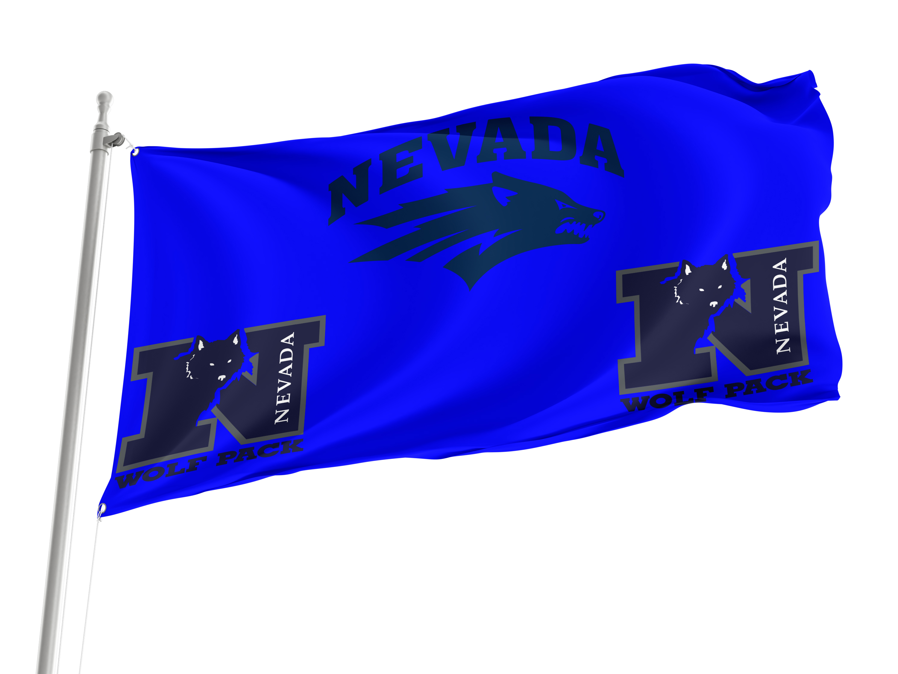 Nevada Wolf Pack Flag for Indoor & Outdoor Use