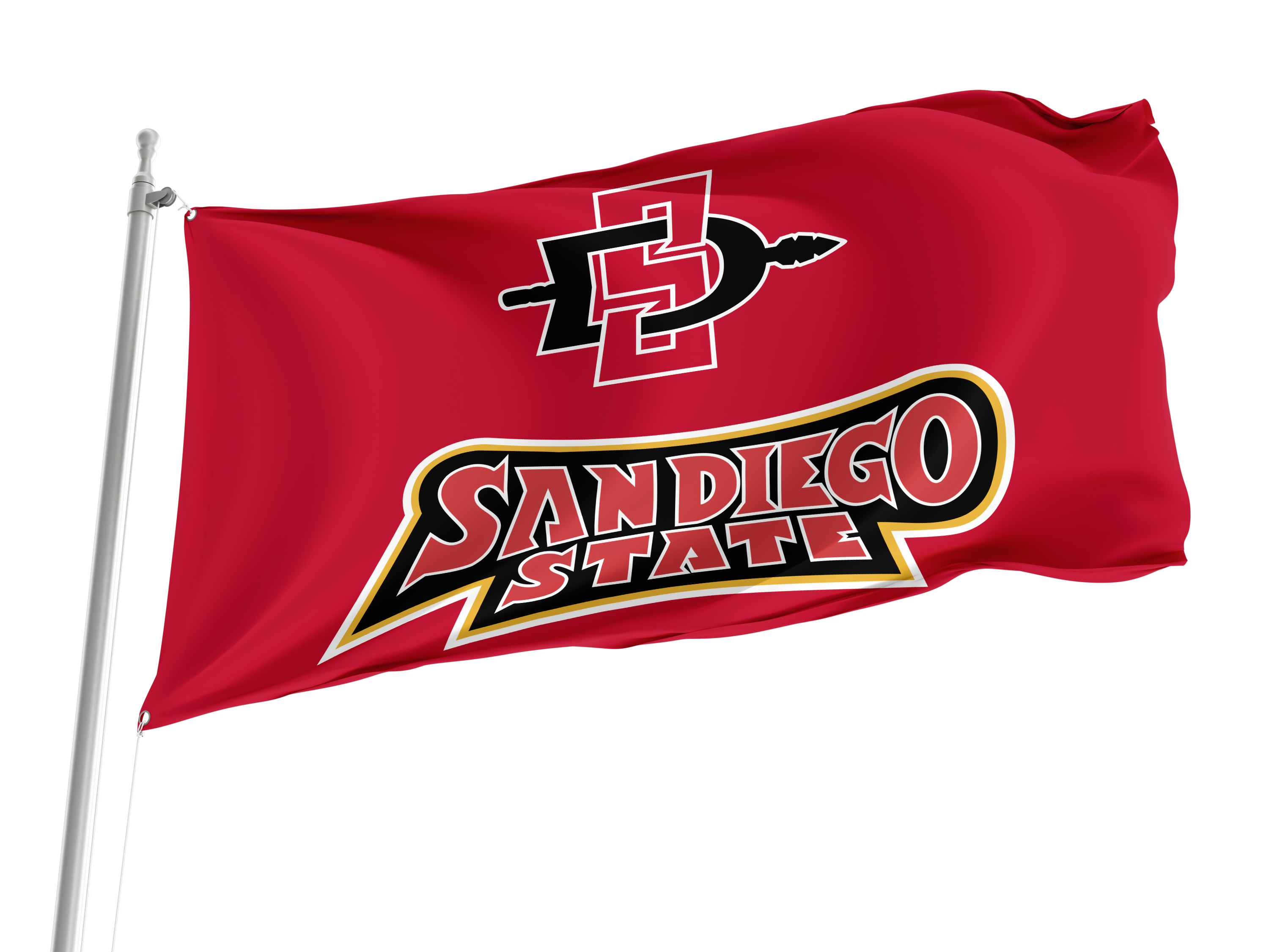 San Diego State Aztecs Flag for Indoor & Outdoor Use