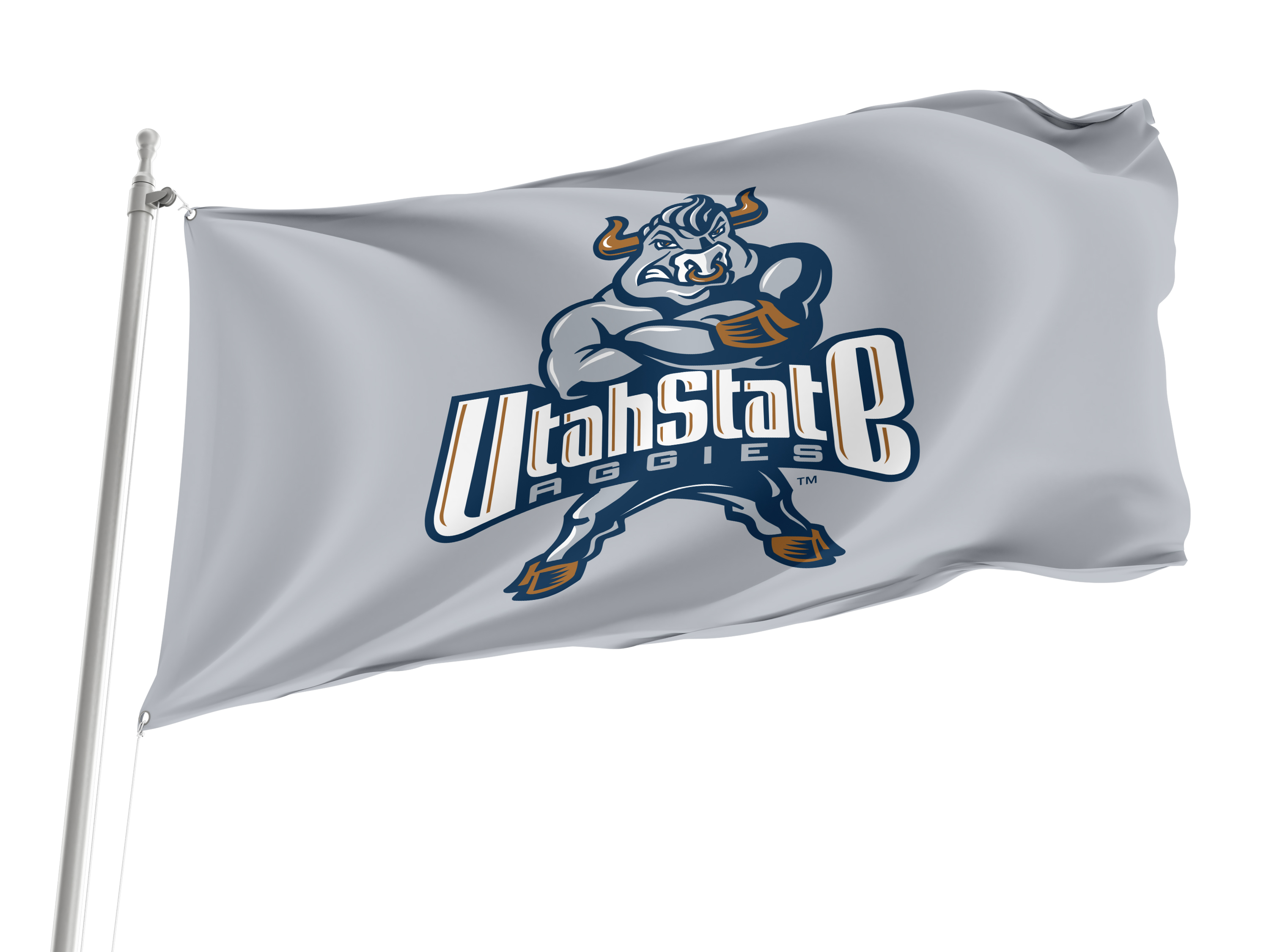 Utah State Aggies Flag for Indoor & Outdoor Use
