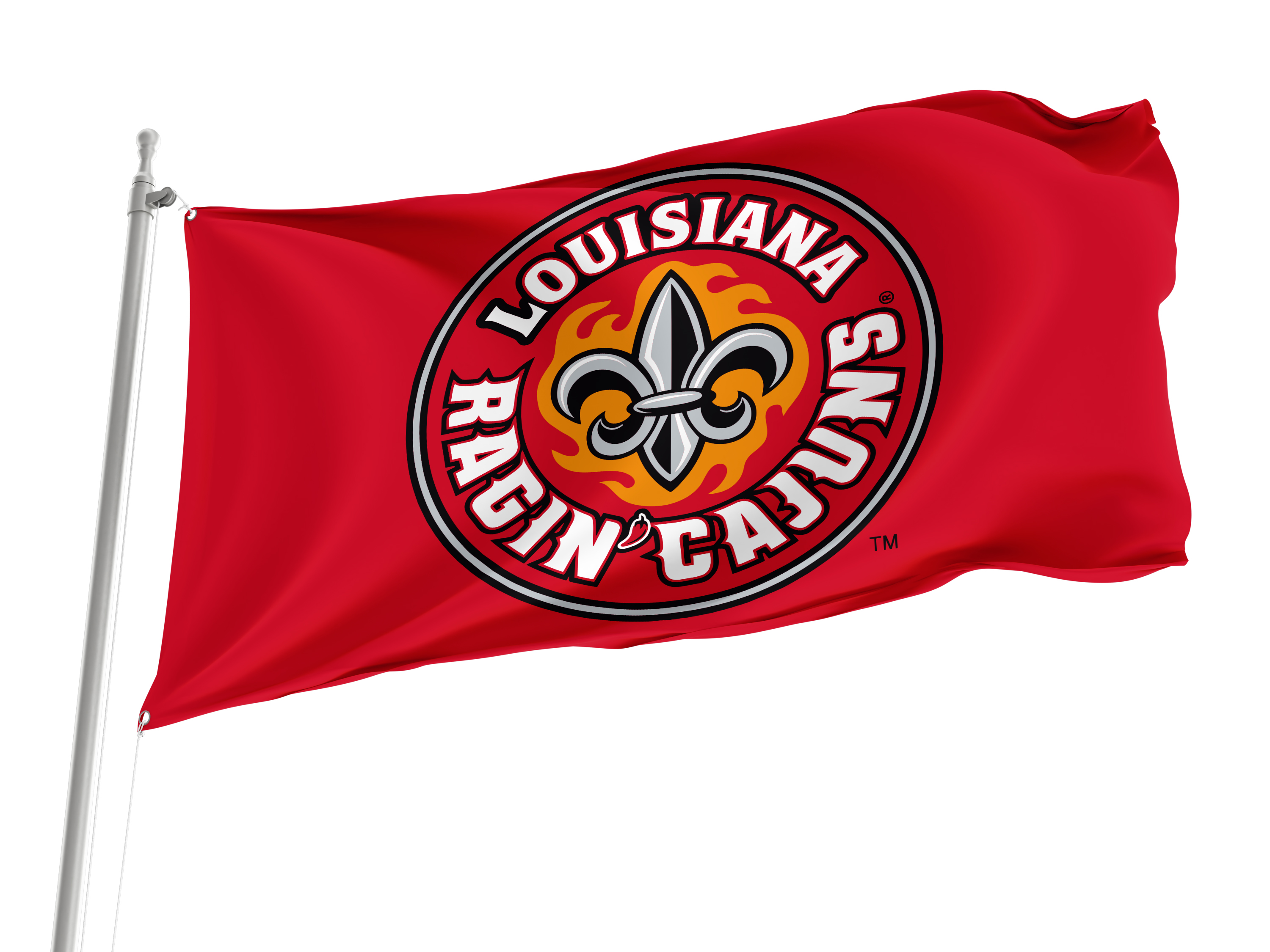 Louisiana Ragin' Cajuns Flag for Indoor & Outdoor Use