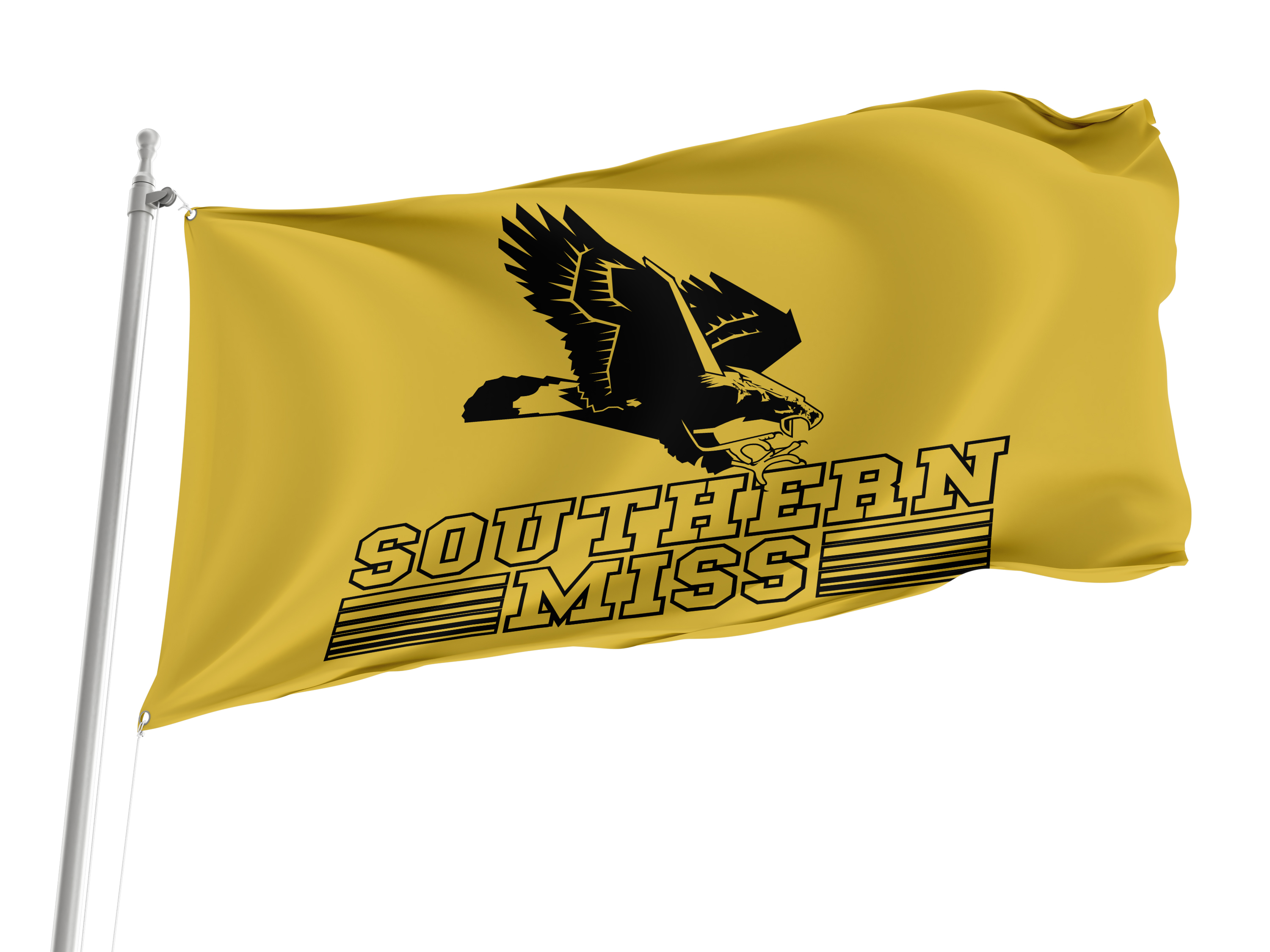 Southern Miss Golden Eagles Flag for Indoor & Outdoor Use