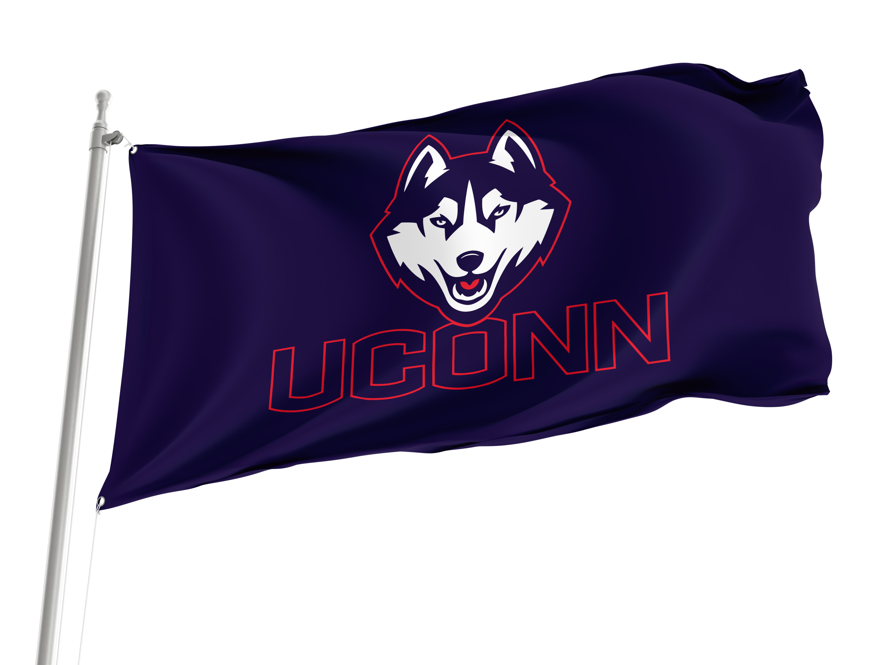 UConn Huskies Flag for Indoor & Outdoor Use